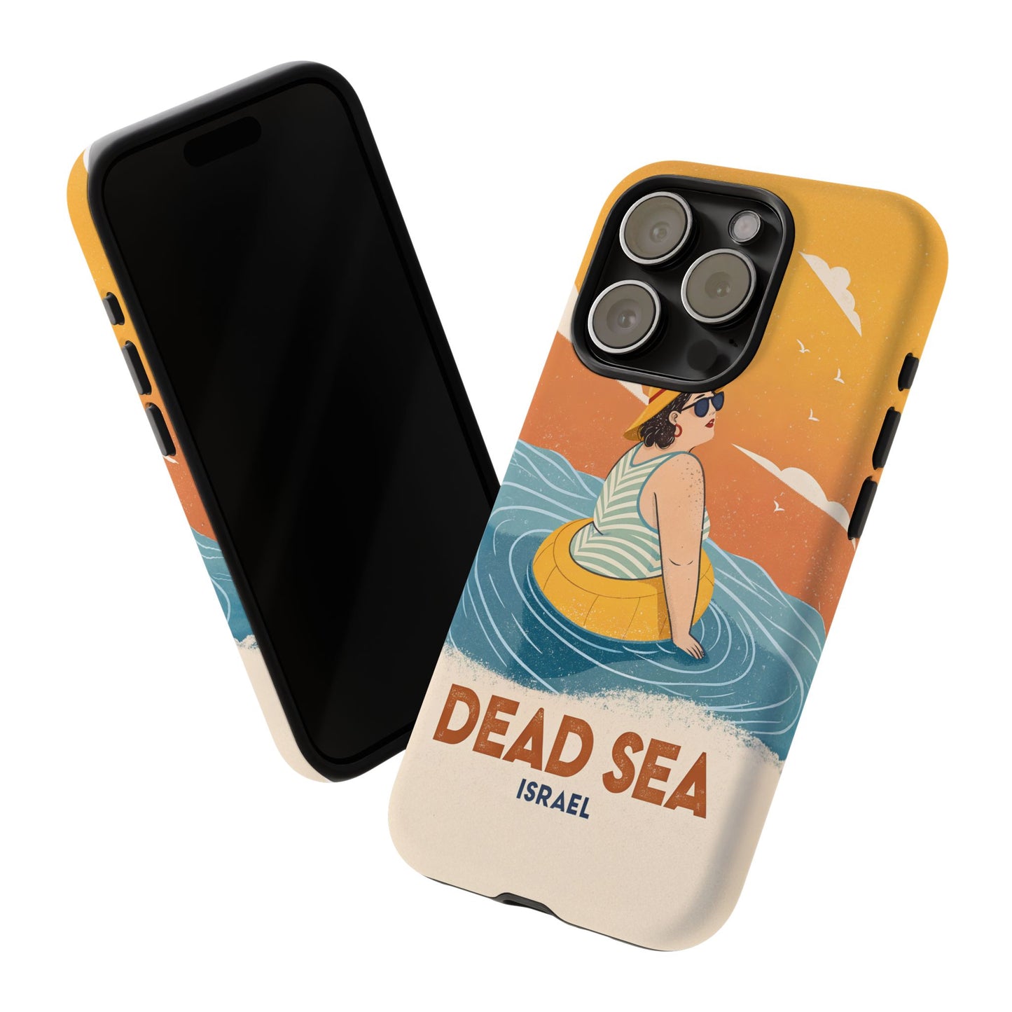 Dødehavet – Retro Flytende Dame Mobildeksel