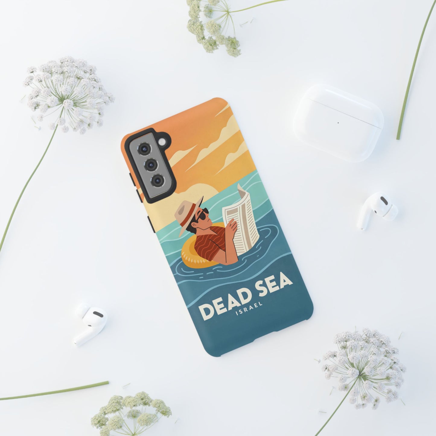 Dødehavet – Retro Flytende Mann Mobildeksel