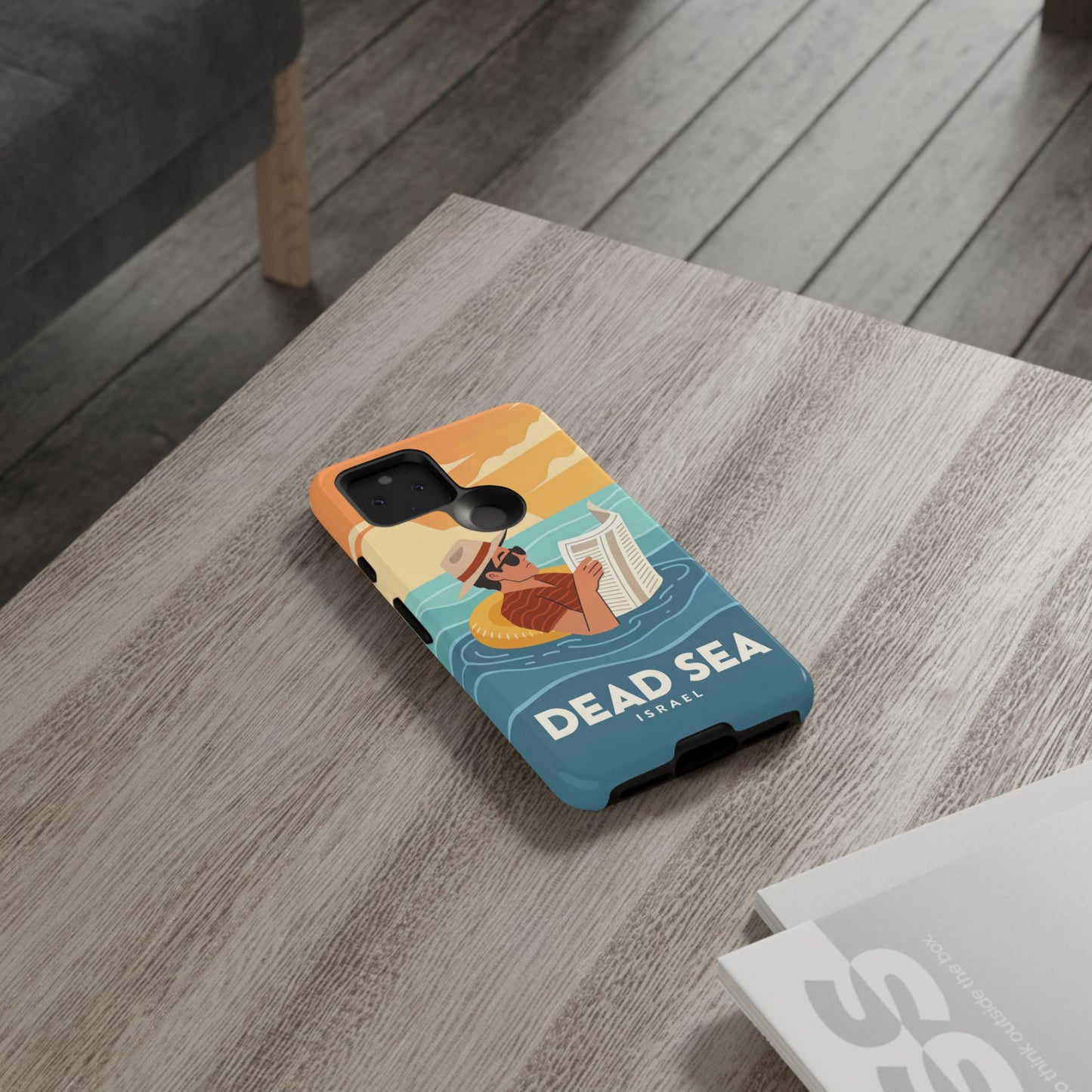 Dødehavet – Retro Flytende Mann Mobildeksel