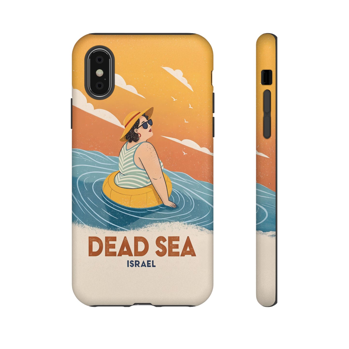 Dødehavet – Retro Flytende Dame Mobildeksel