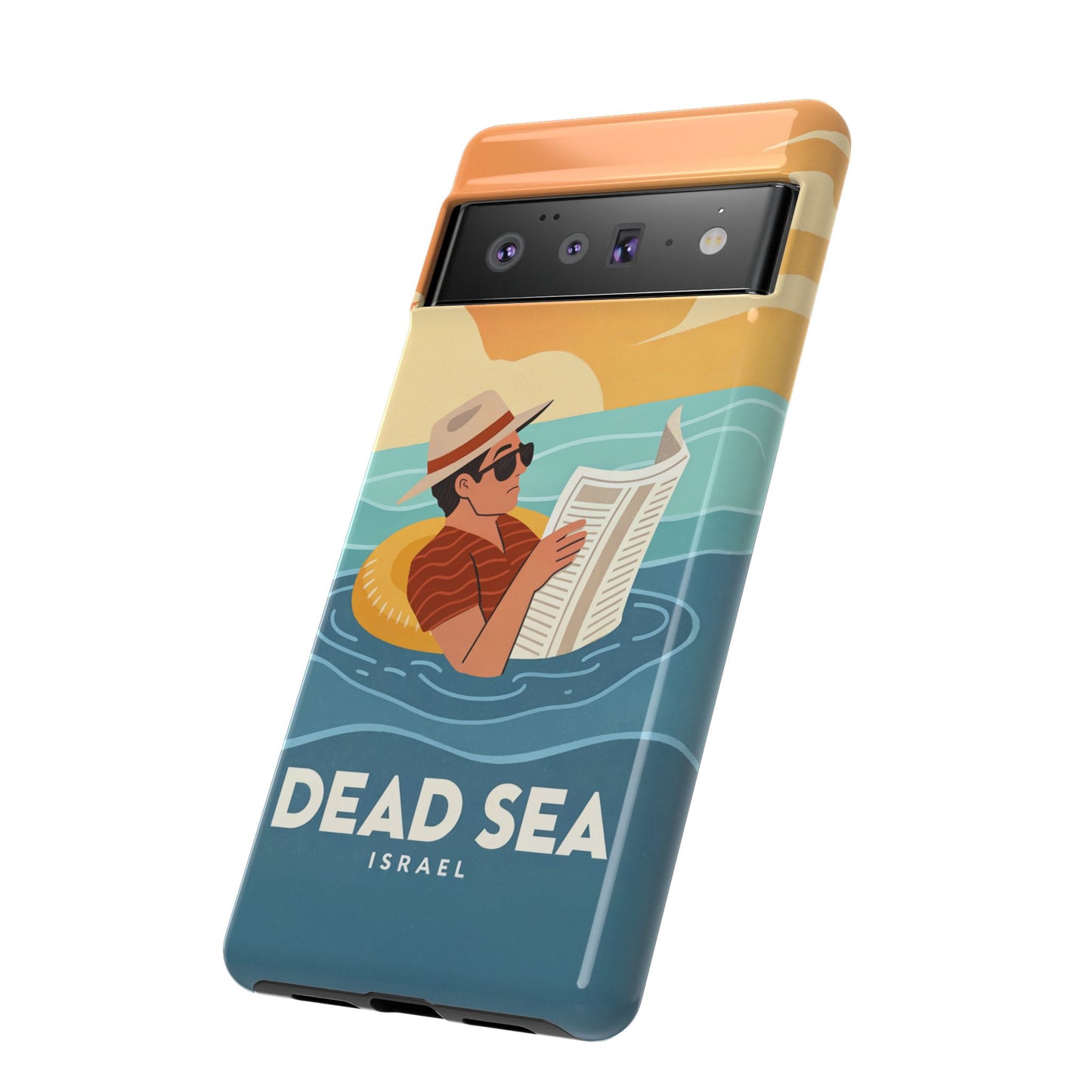 Dødehavet – Retro Flytende Mann Mobildeksel