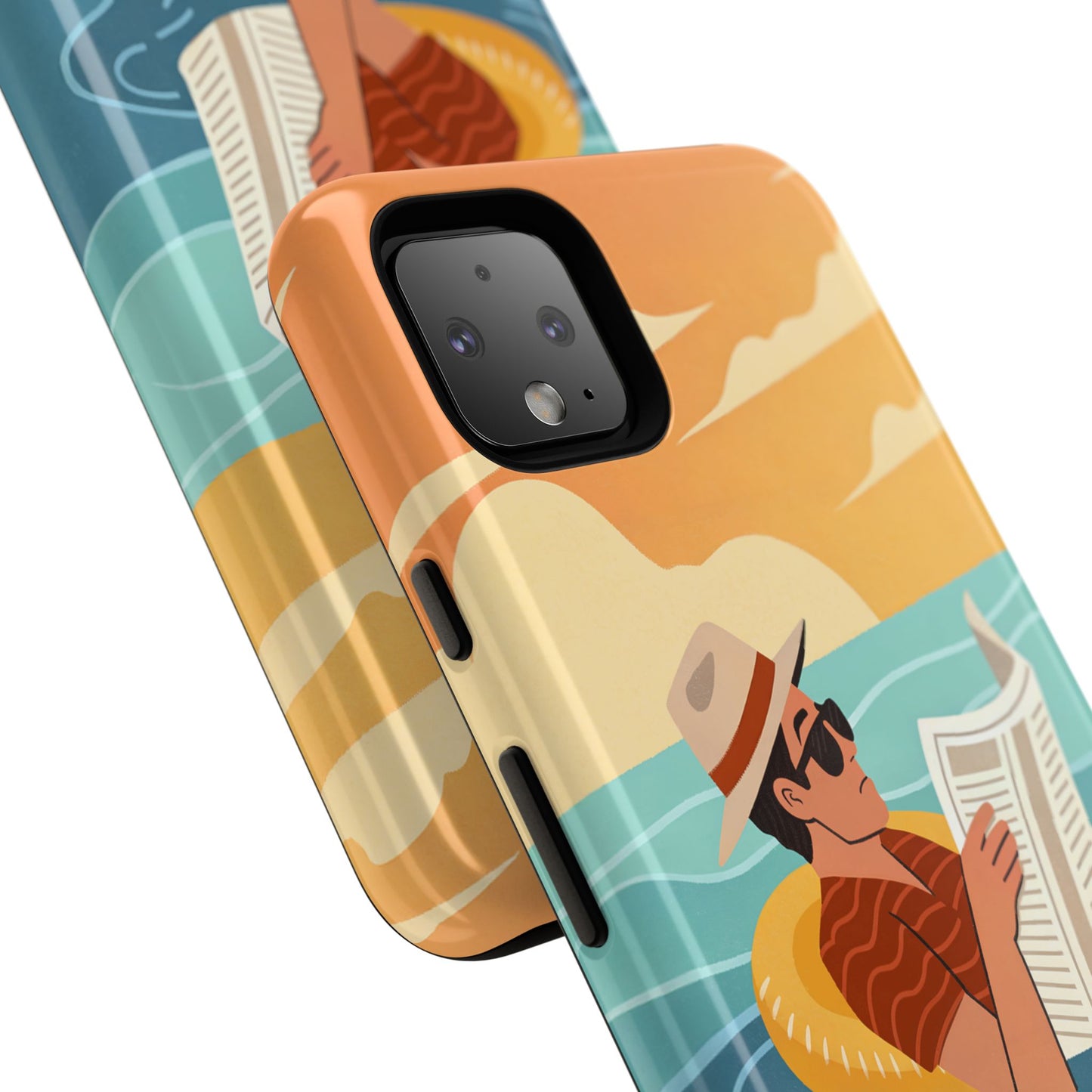 Dødehavet – Retro Flytende Mann Mobildeksel