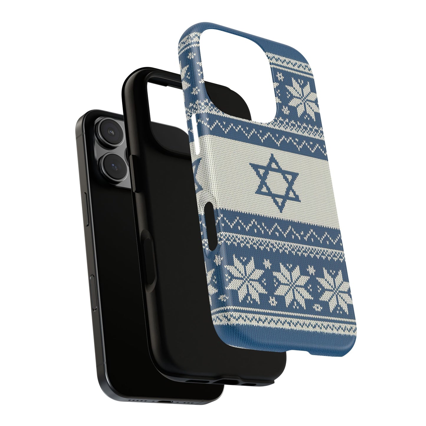 Norsk–Israelsk Strikkemønster – Mobildeksel