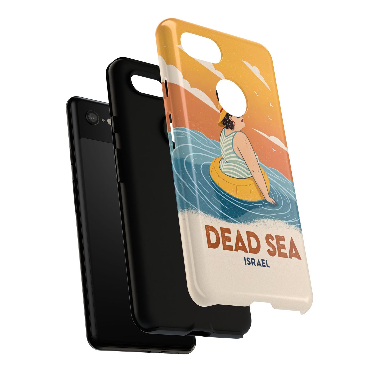 Dødehavet – Retro Flytende Dame Mobildeksel