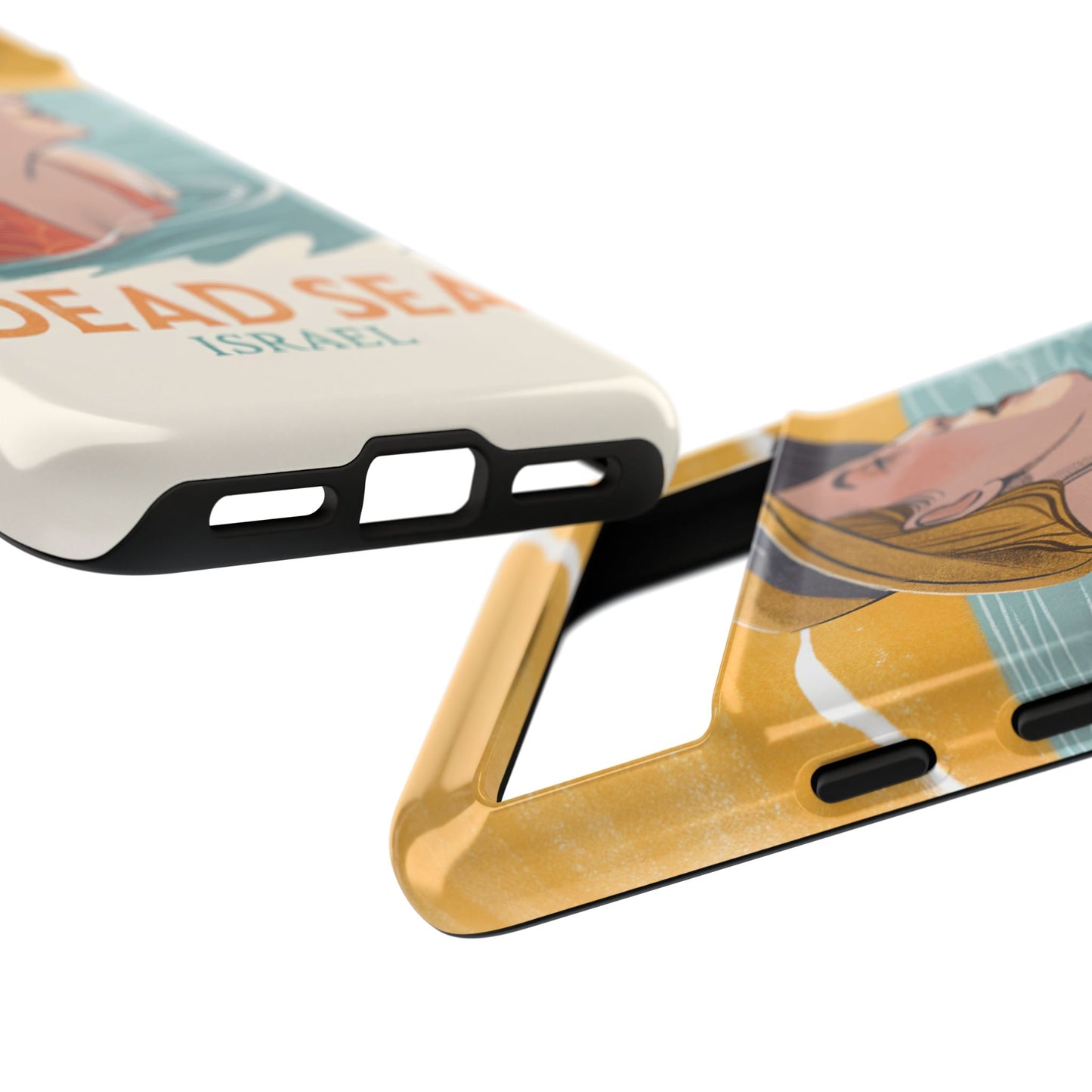 Dødehavet – Retro Badende Dame Mobildeksel