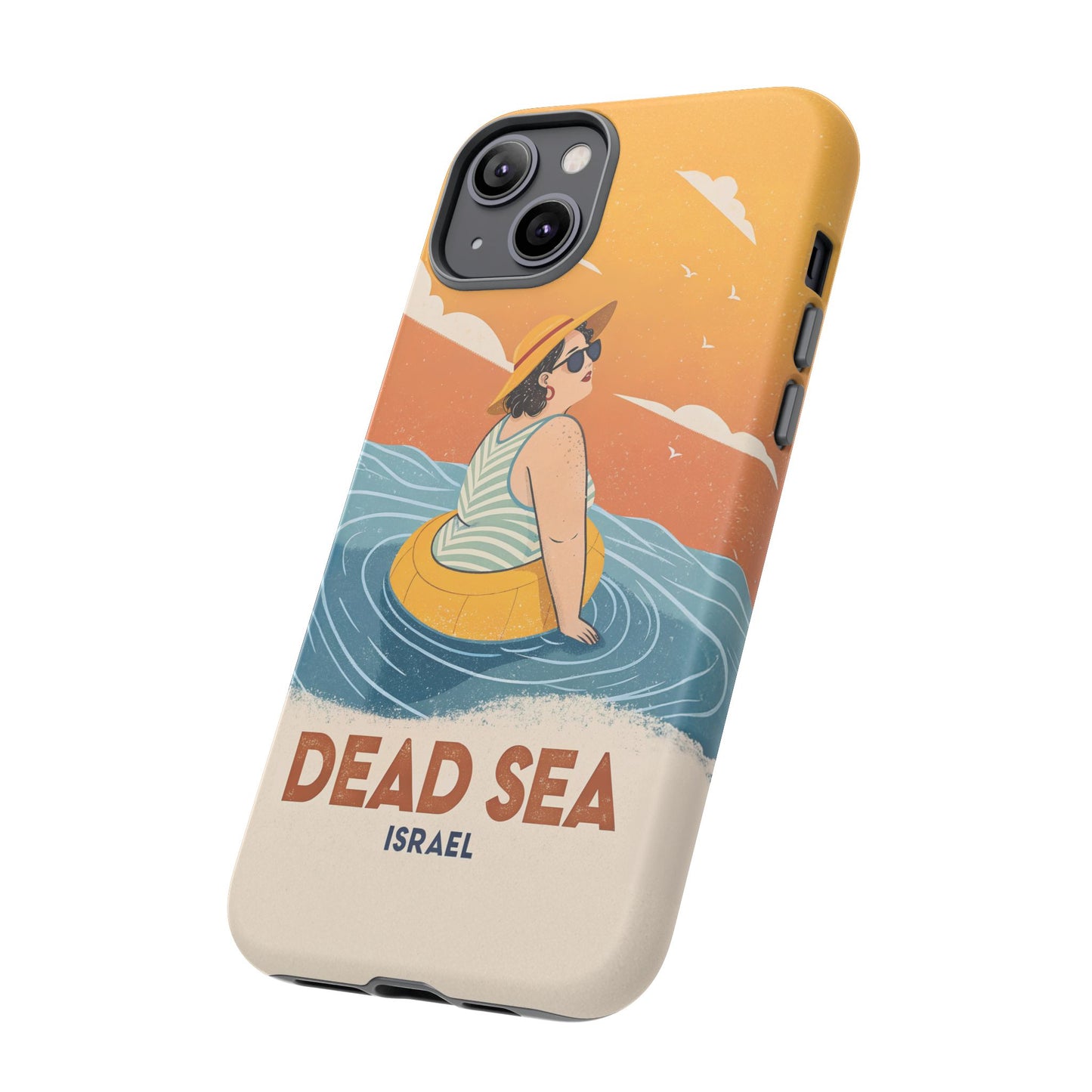 Dødehavet – Retro Flytende Dame Mobildeksel