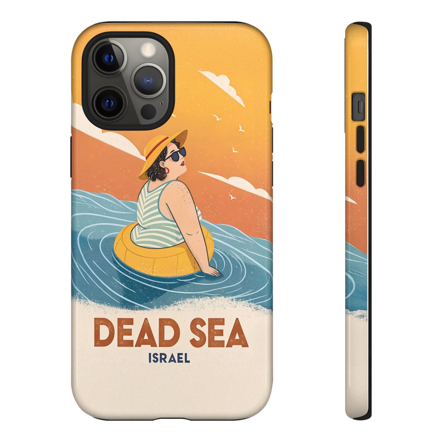 Dødehavet – Retro Flytende Dame Mobildeksel