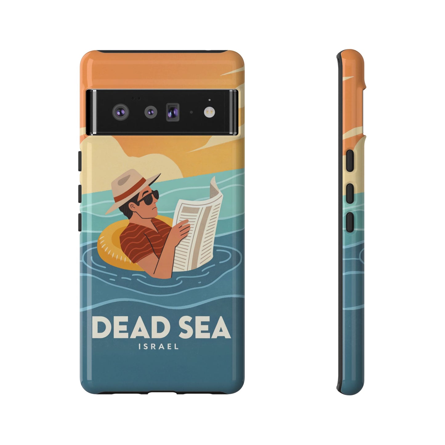 Dødehavet – Retro Flytende Mann Mobildeksel