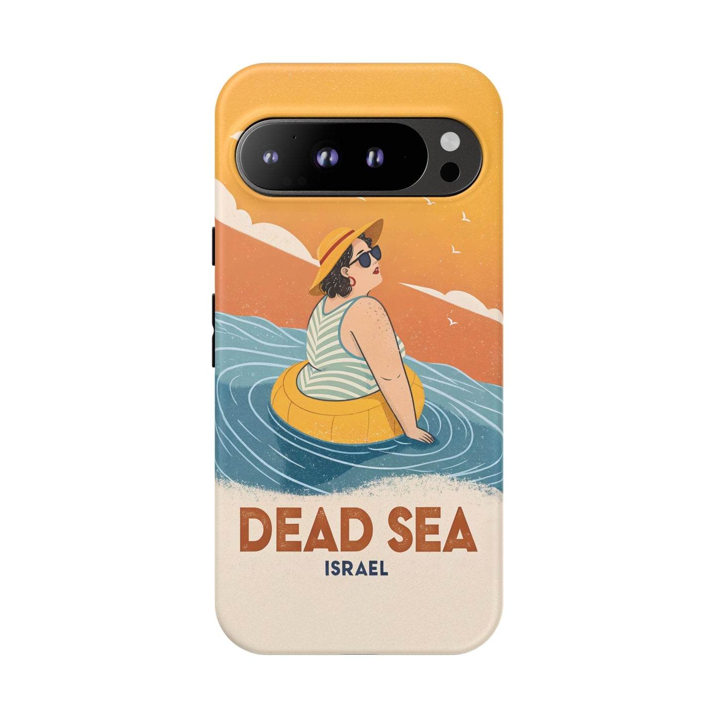 Dødehavet – Retro Flytende Dame Mobildeksel