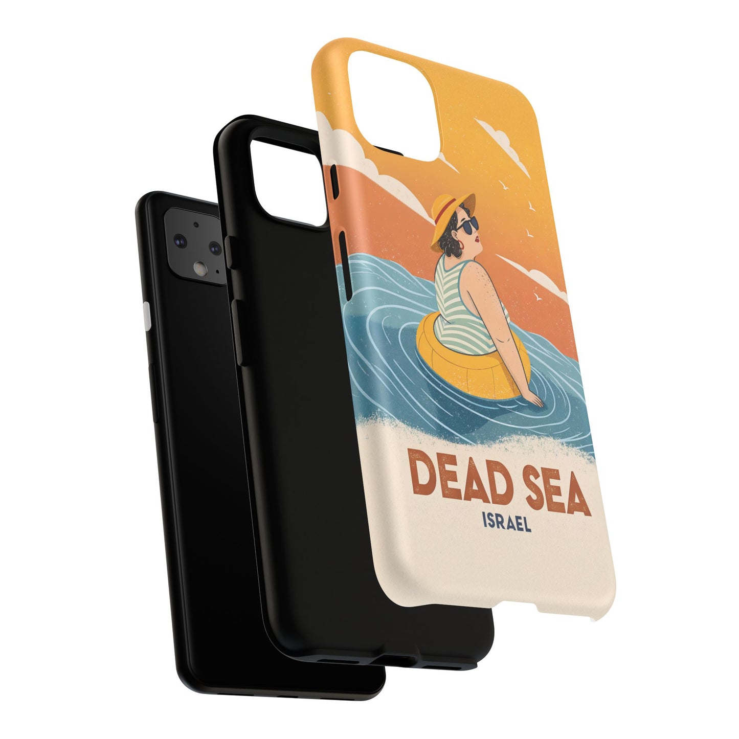Dødehavet – Retro Flytende Dame Mobildeksel