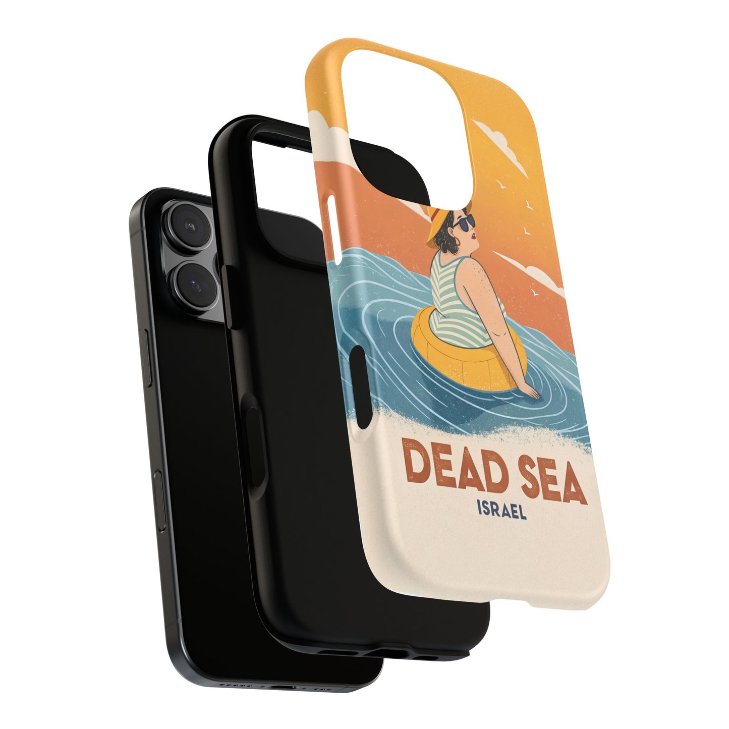 Dødehavet – Retro Flytende Dame Mobildeksel
