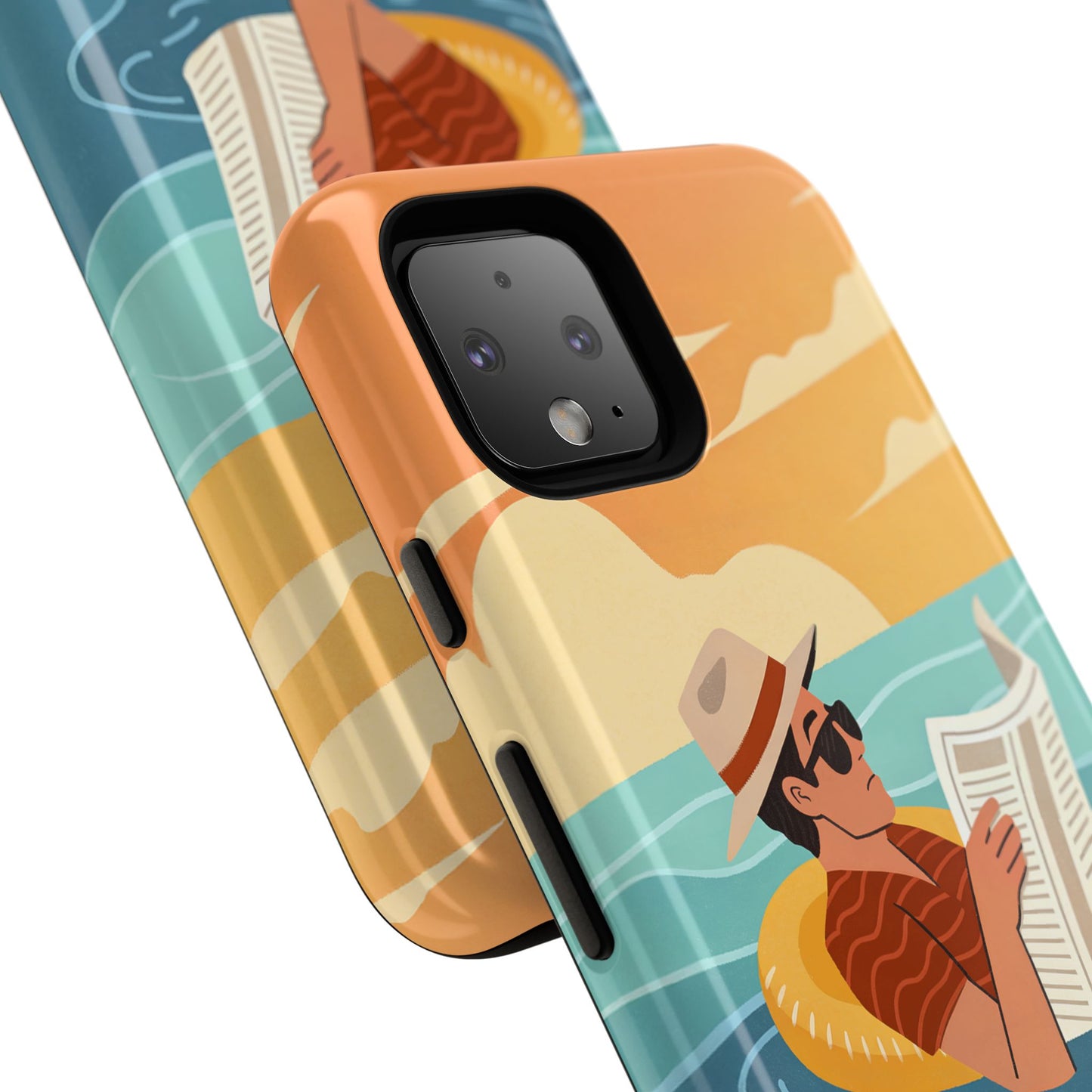 Dødehavet – Retro Flytende Mann Mobildeksel