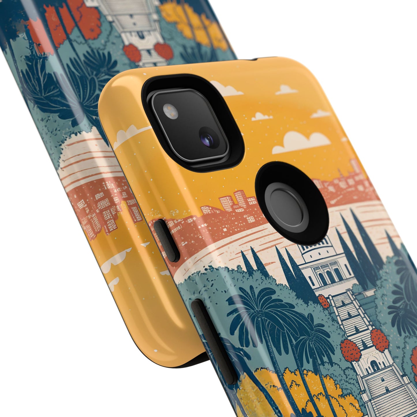 Haifa – Retro Hage og Skyline Mobildeksel