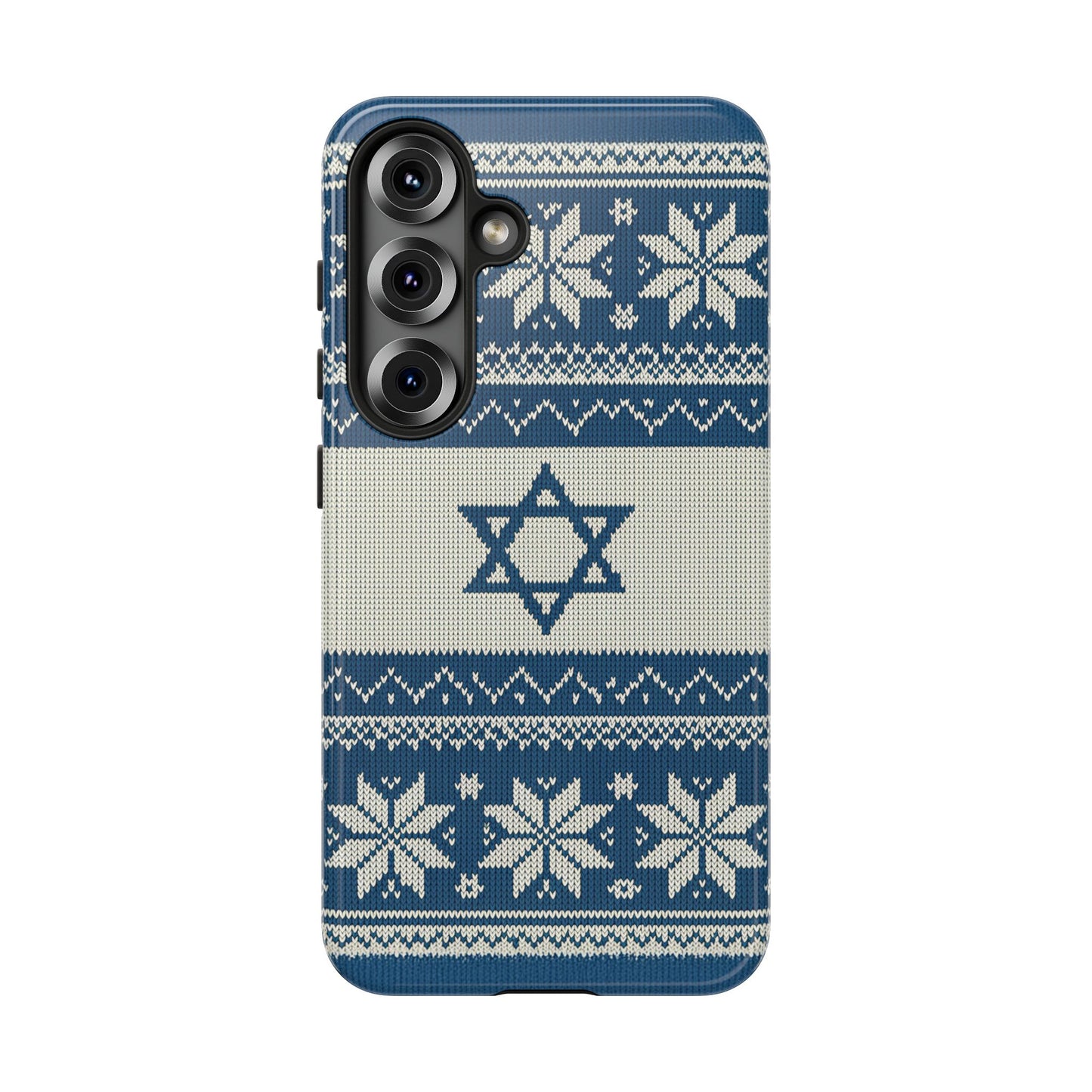 Norsk–Israelsk Strikkemønster – Mobildeksel