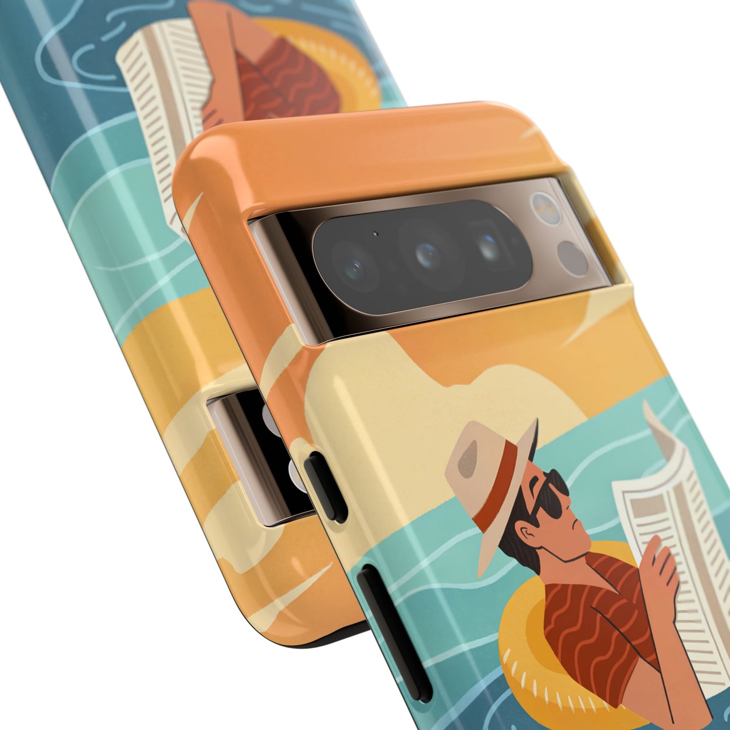 Dødehavet – Retro Flytende Mann Mobildeksel