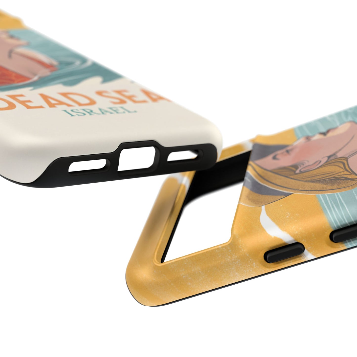 Dødehavet – Retro Badende Dame Mobildeksel