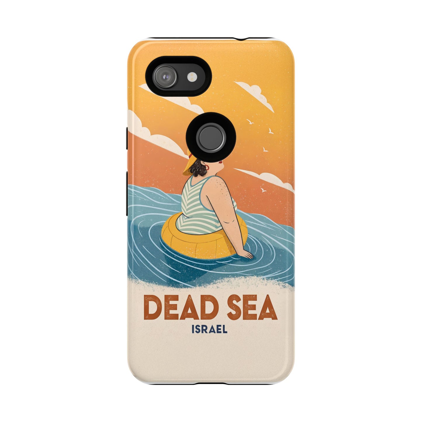 Dødehavet – Retro Flytende Dame Mobildeksel