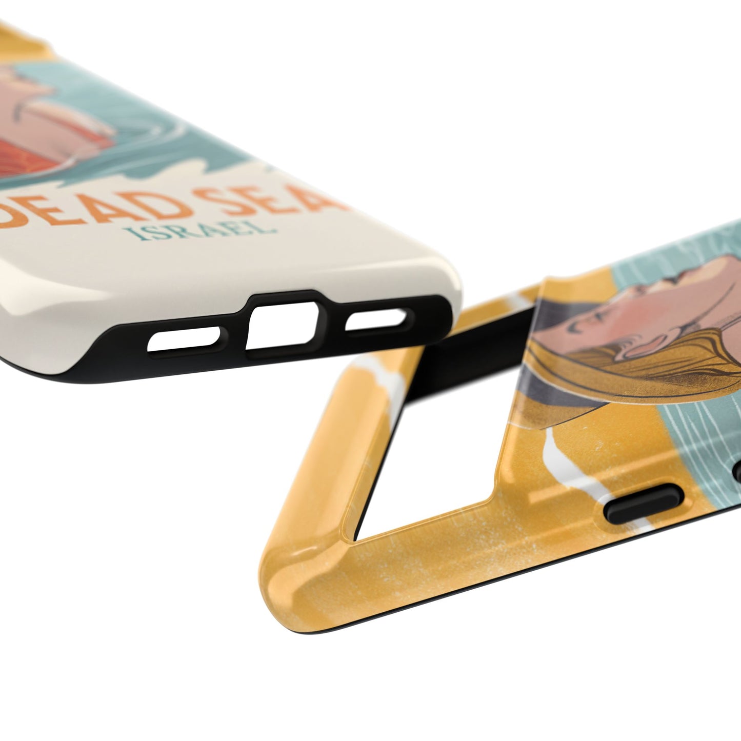 Dødehavet – Retro Badende Dame Mobildeksel