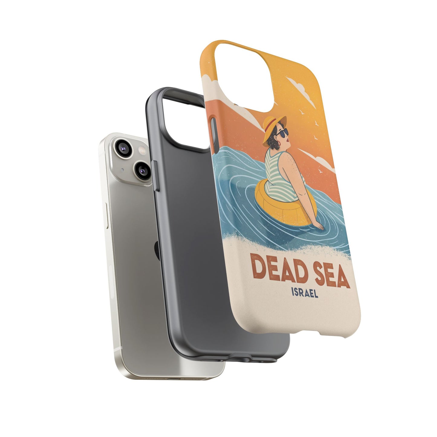 Dødehavet – Retro Flytende Dame Mobildeksel