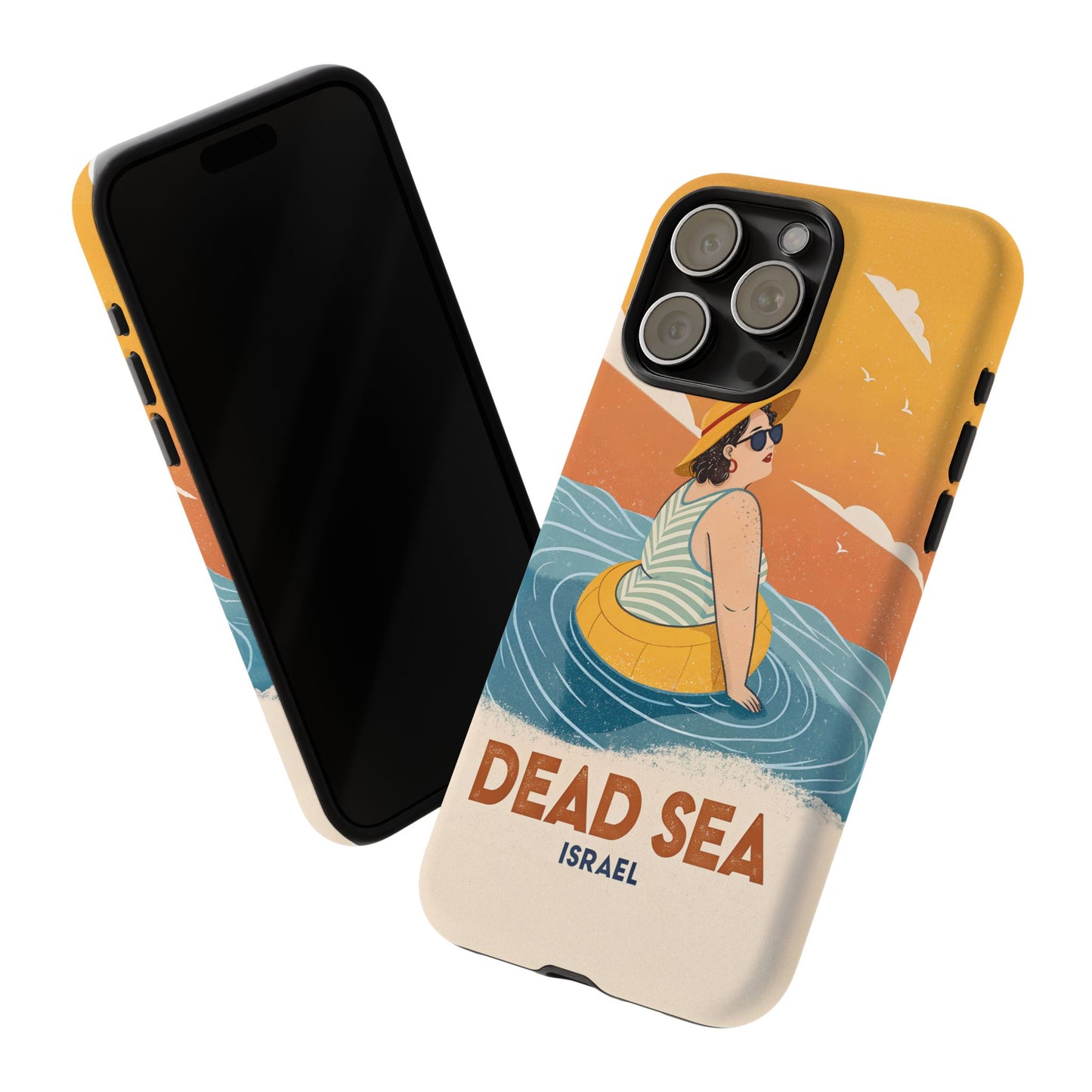 Dødehavet – Retro Flytende Dame Mobildeksel