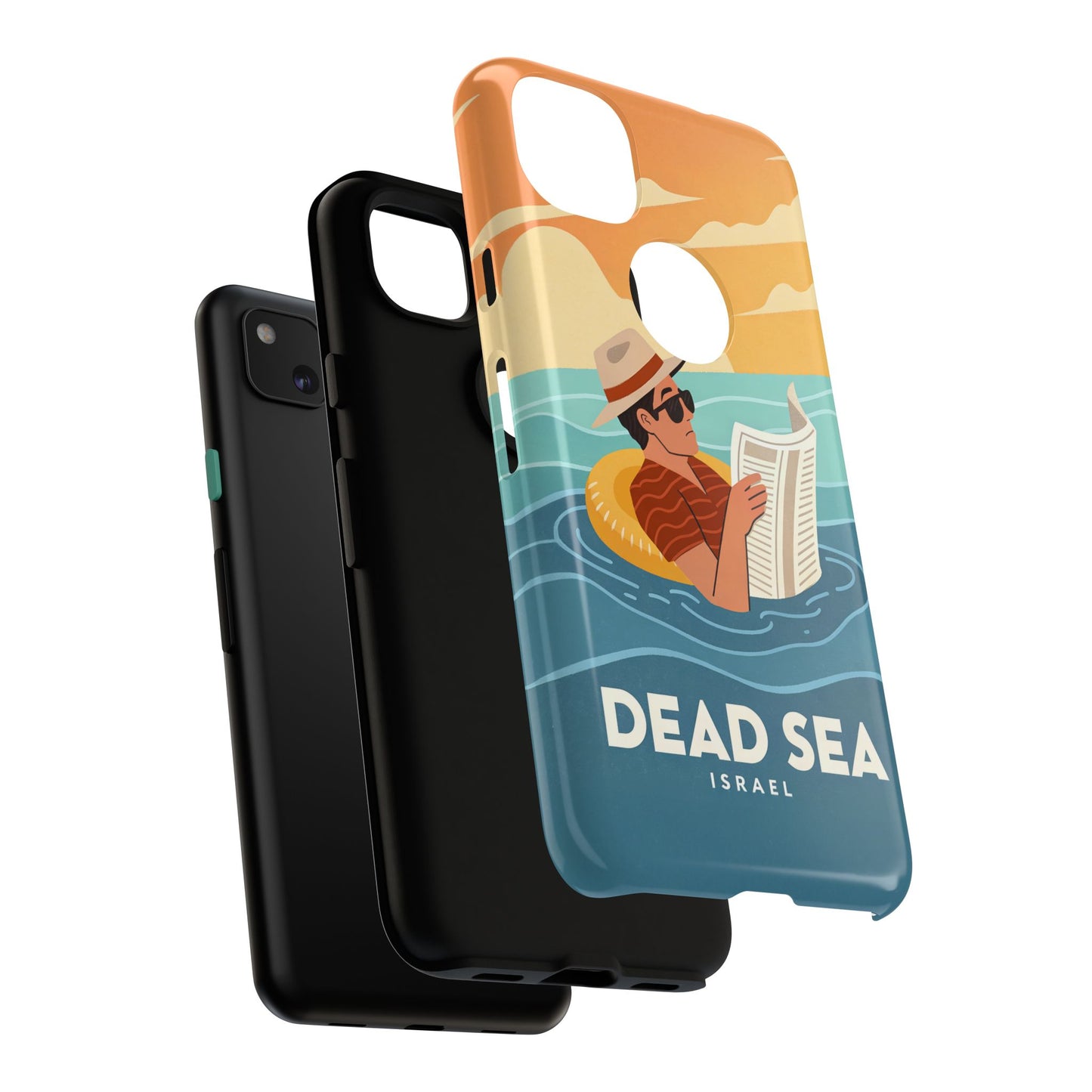 Dødehavet – Retro Flytende Mann Mobildeksel