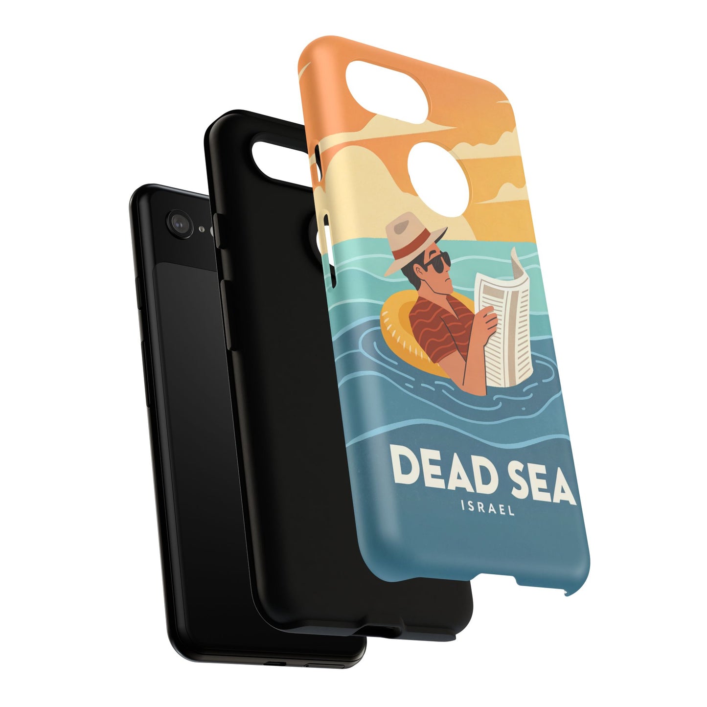 Dødehavet – Retro Flytende Mann Mobildeksel