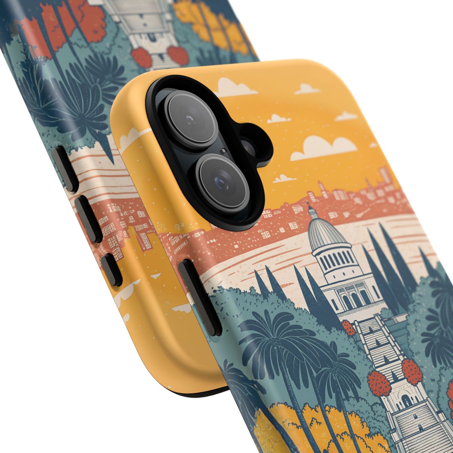 Haifa – Retro Hage og Skyline Mobildeksel