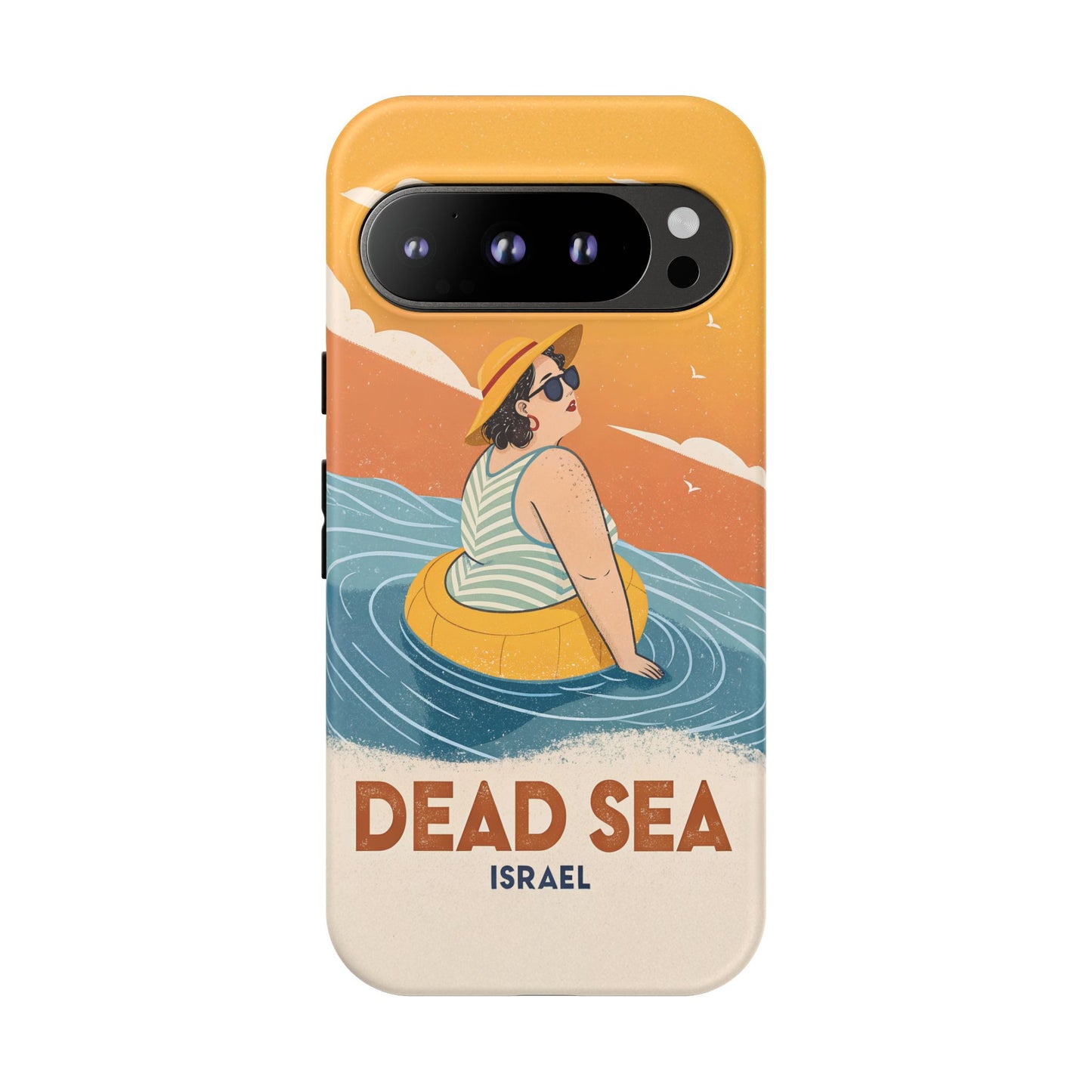 Dødehavet – Retro Flytende Dame Mobildeksel