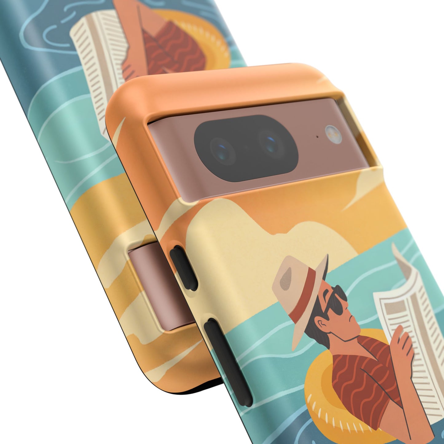 Dødehavet – Retro Flytende Mann Mobildeksel