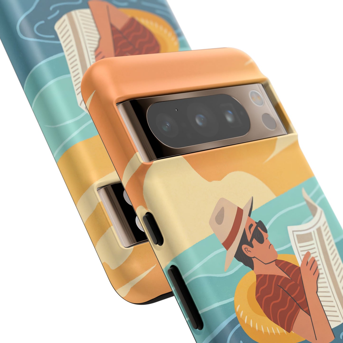 Dødehavet – Retro Flytende Mann Mobildeksel