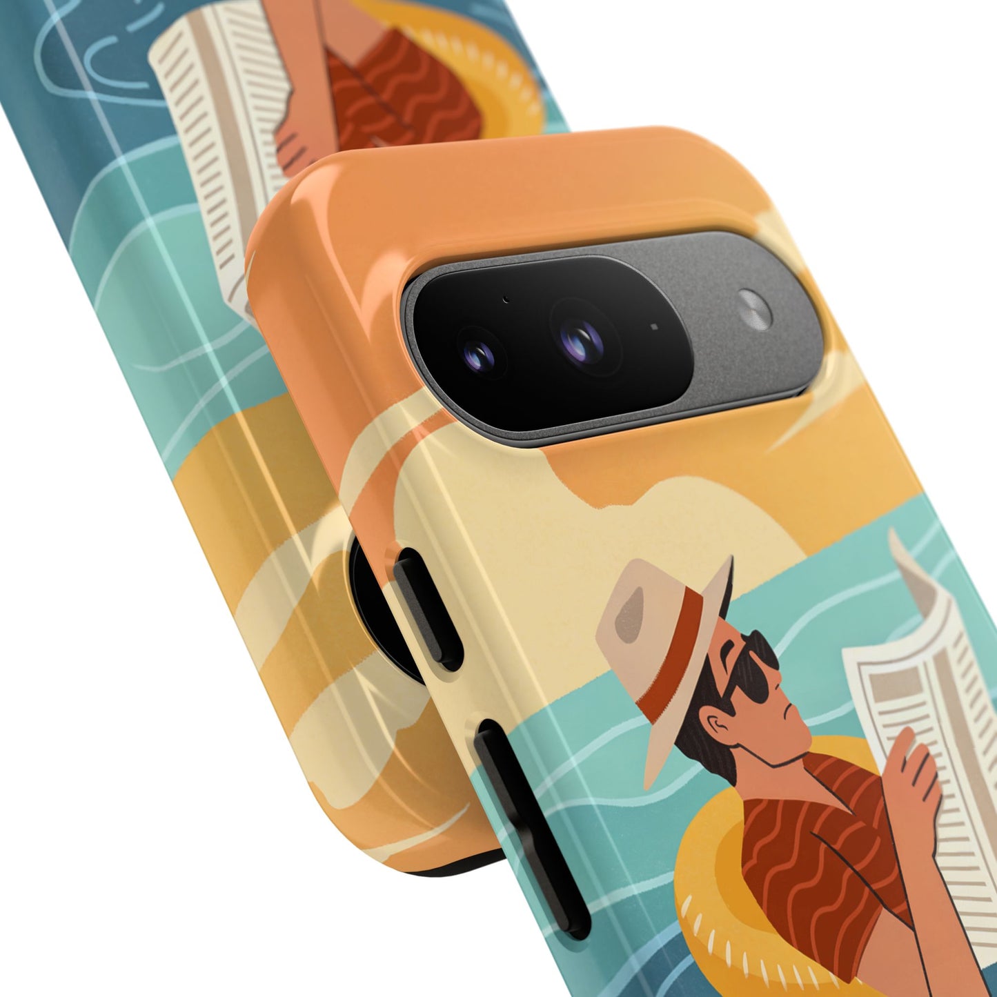 Dødehavet – Retro Flytende Mann Mobildeksel