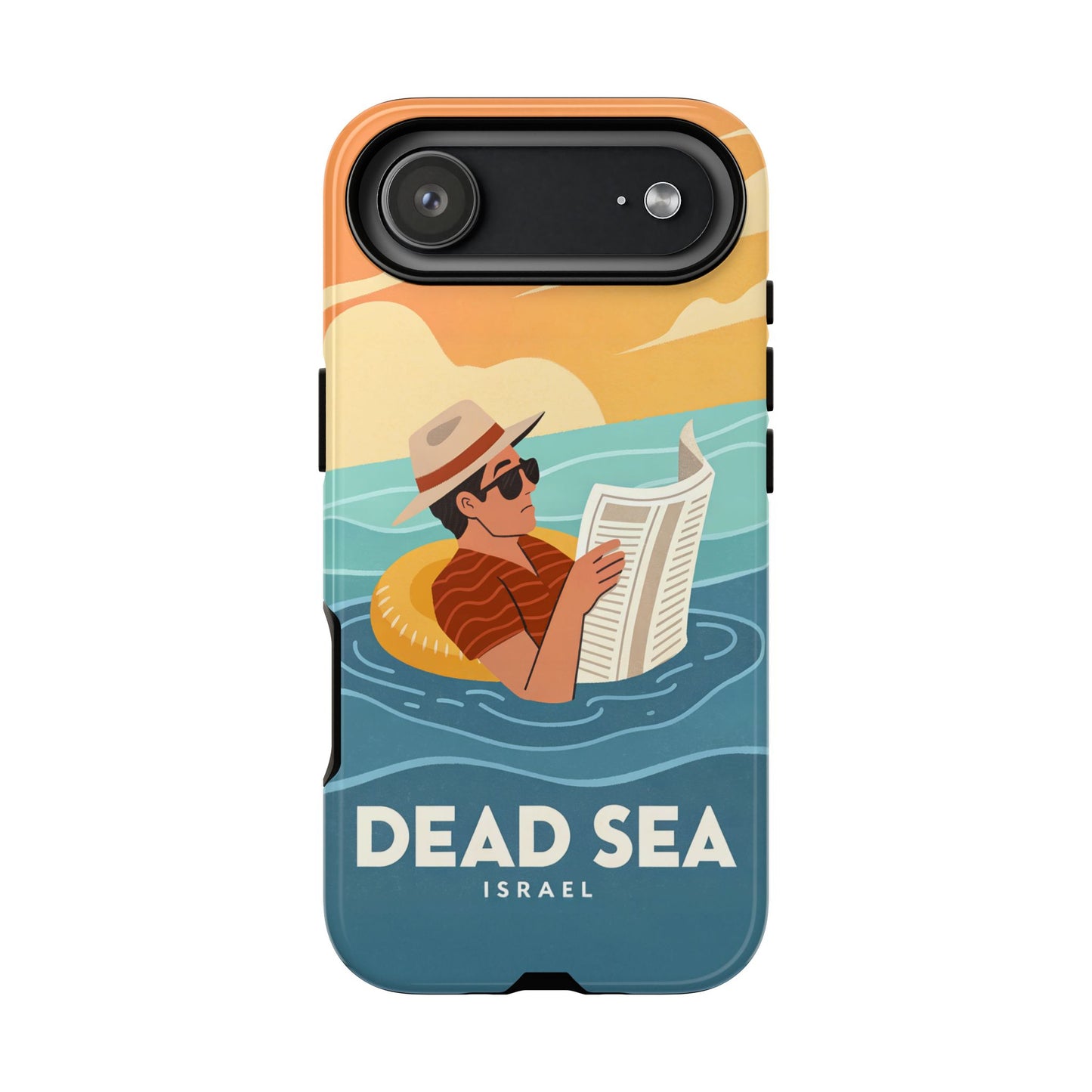 Dødehavet – Retro Flytende Mann Mobildeksel
