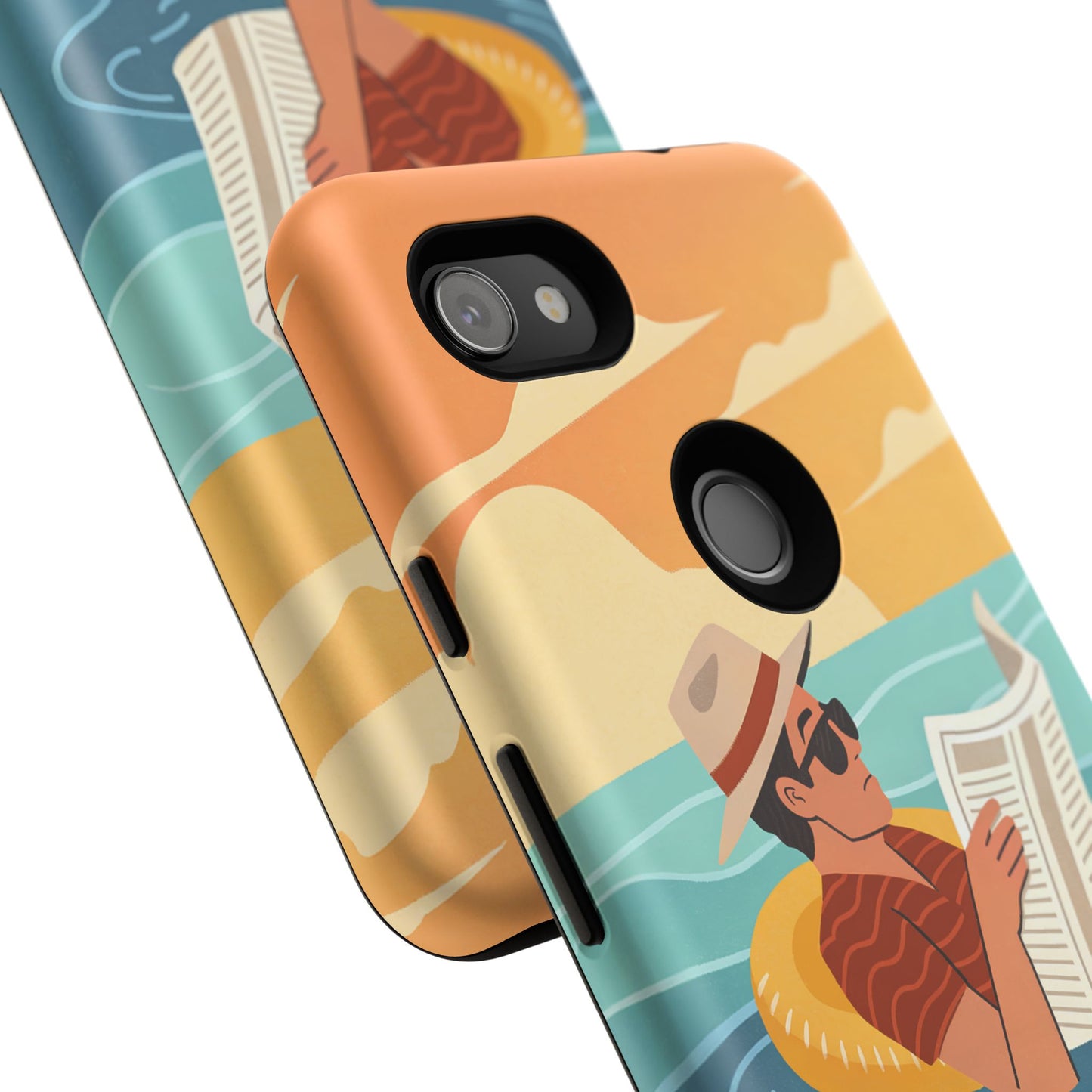 Dødehavet – Retro Flytende Mann Mobildeksel