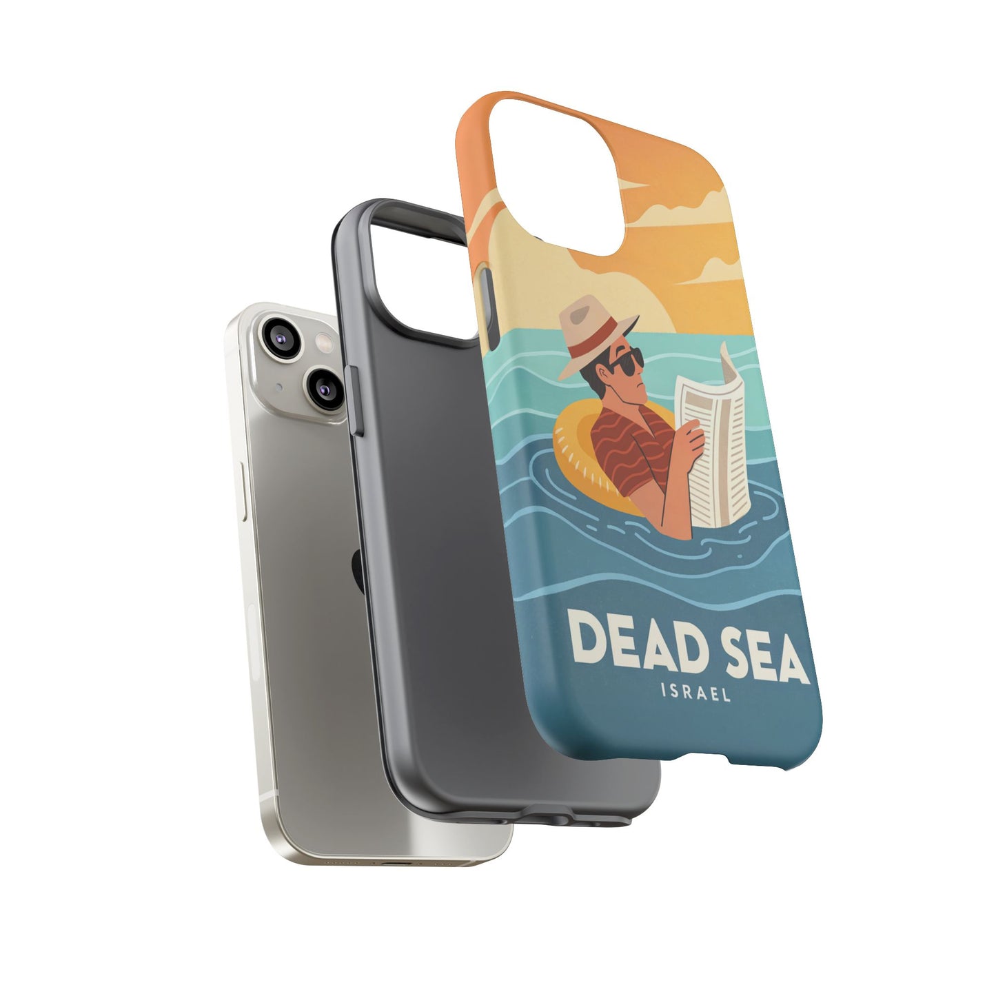 Dødehavet – Retro Flytende Mann Mobildeksel