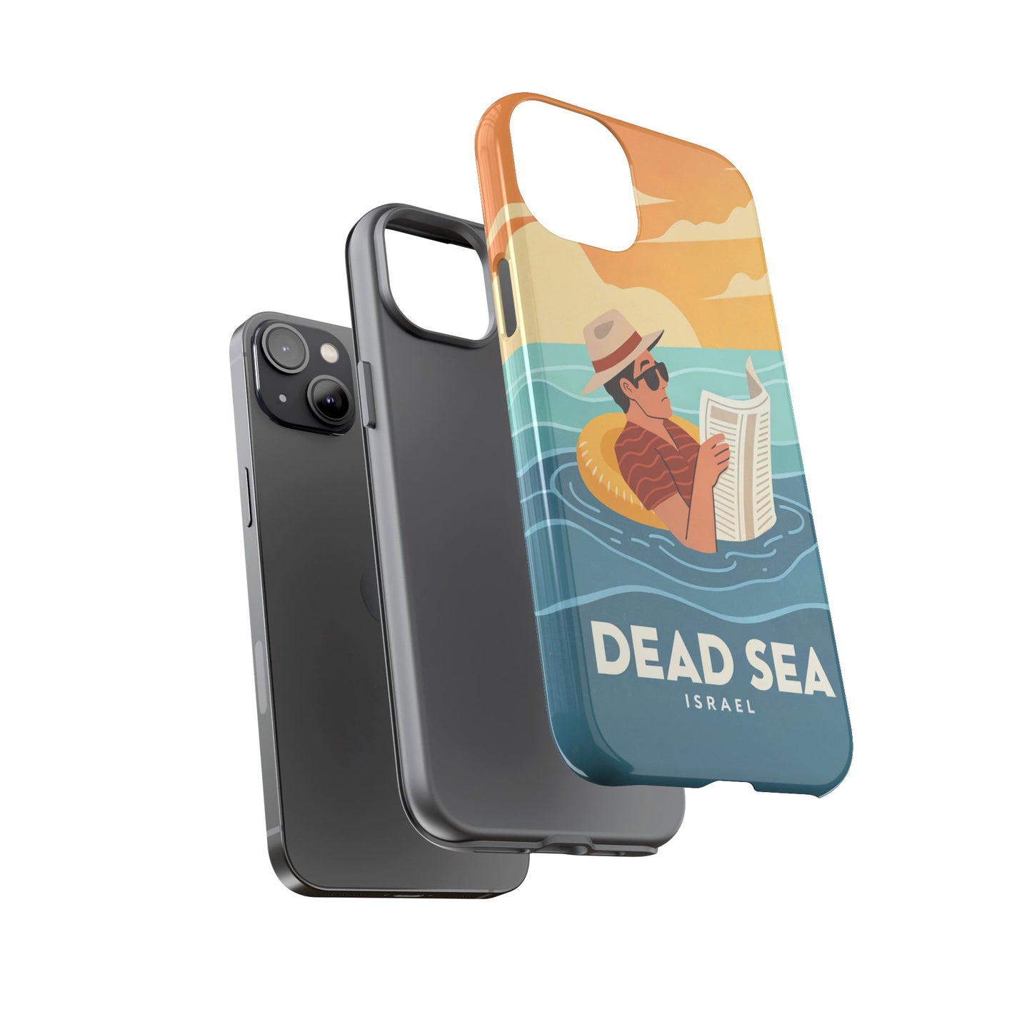 Dødehavet – Retro Flytende Mann Mobildeksel