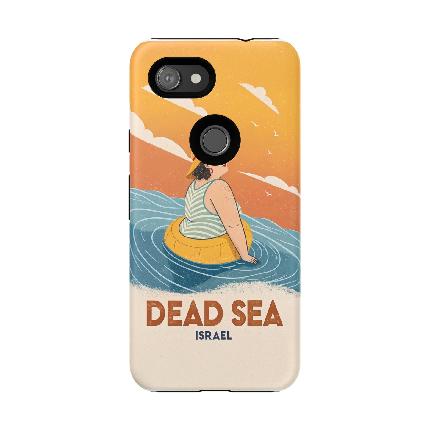 Dødehavet – Retro Flytende Dame Mobildeksel