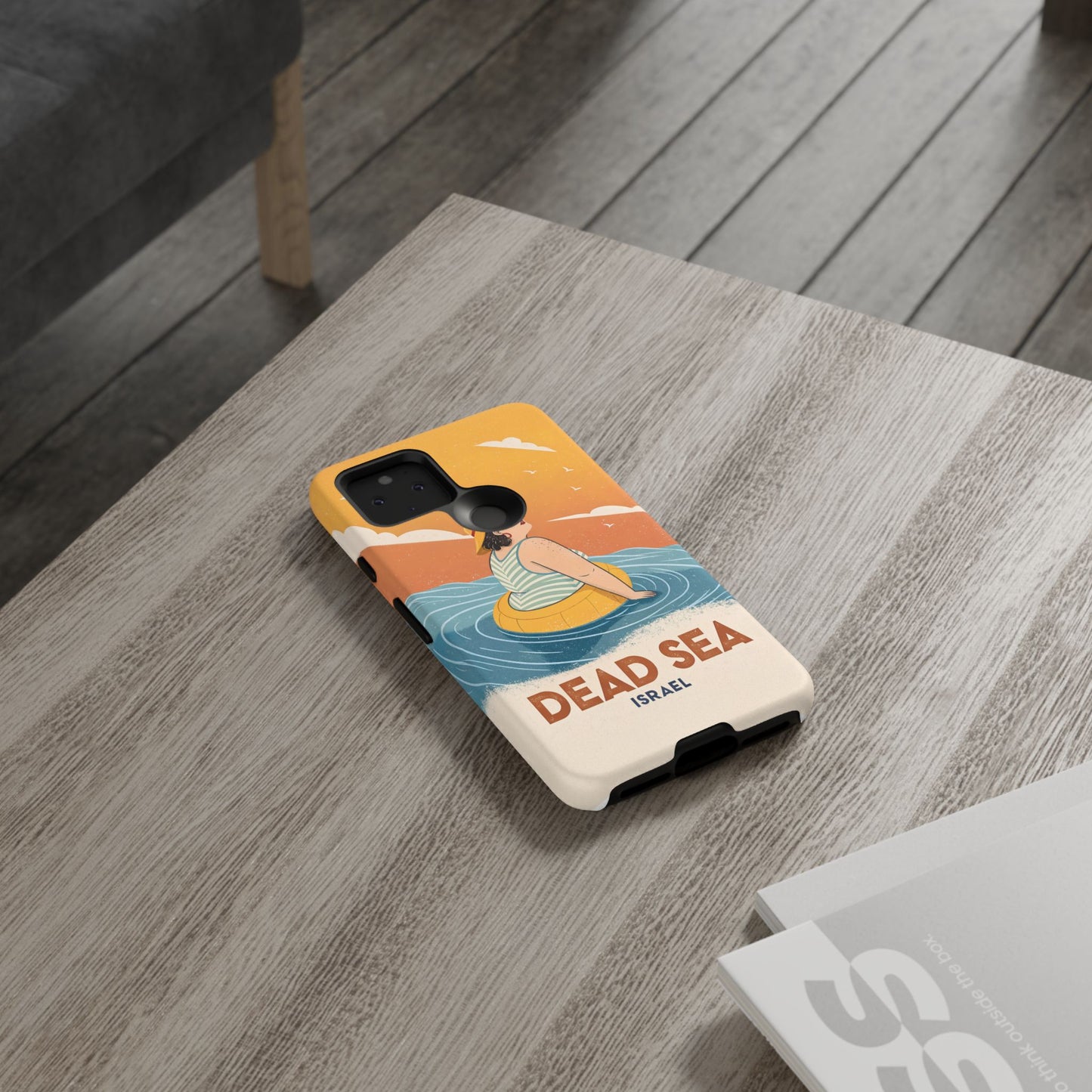 Dødehavet – Retro Flytende Dame Mobildeksel