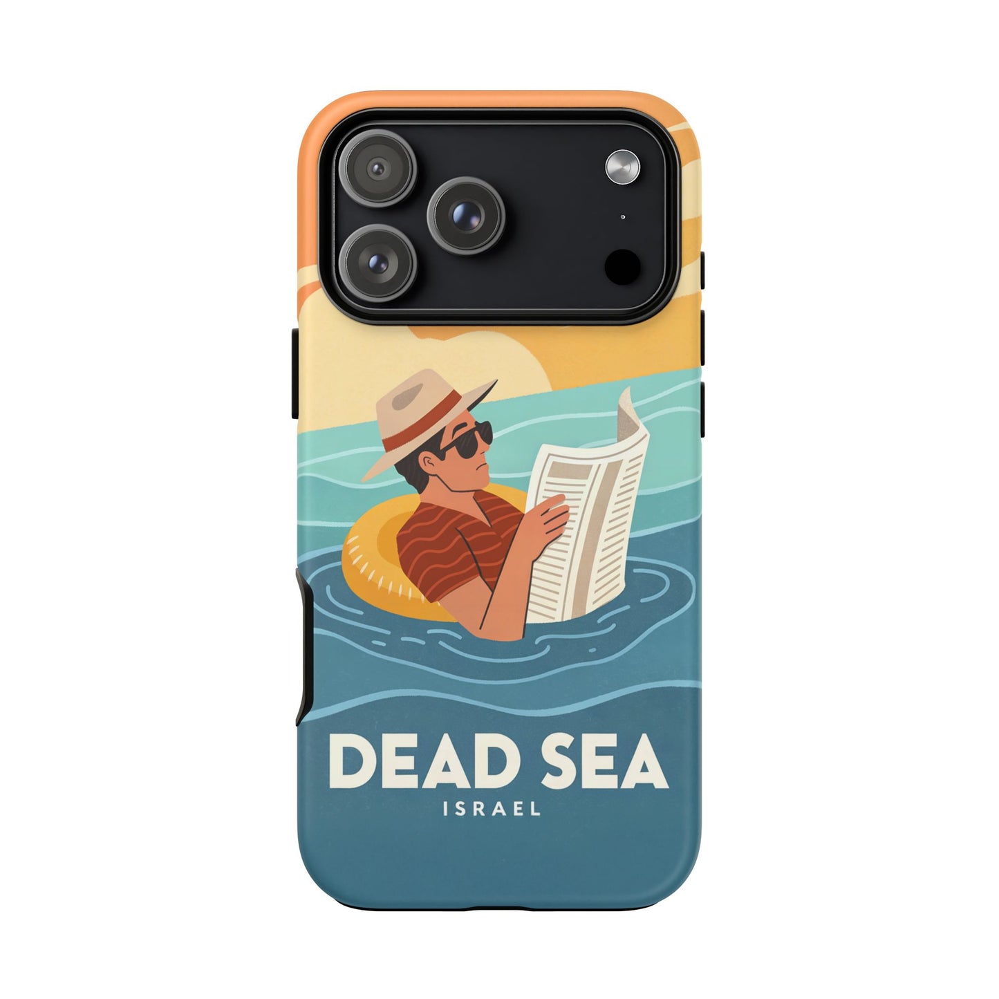 Dødehavet – Retro Flytende Mann Mobildeksel