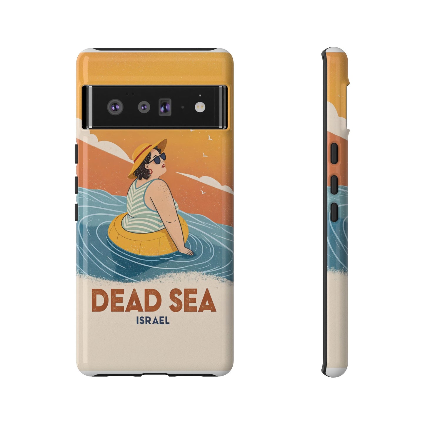 Dødehavet – Retro Flytende Dame Mobildeksel