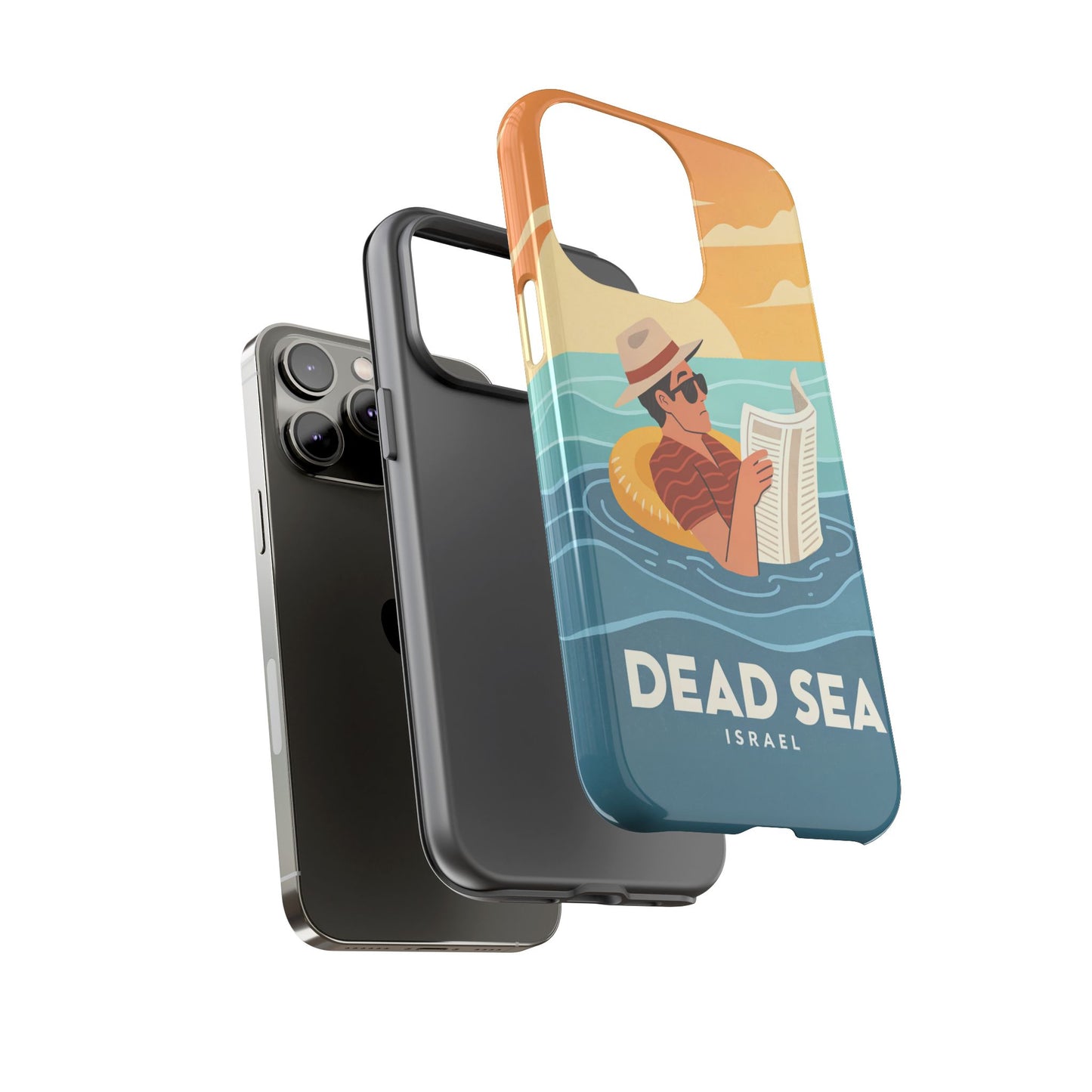 Dødehavet – Retro Flytende Mann Mobildeksel