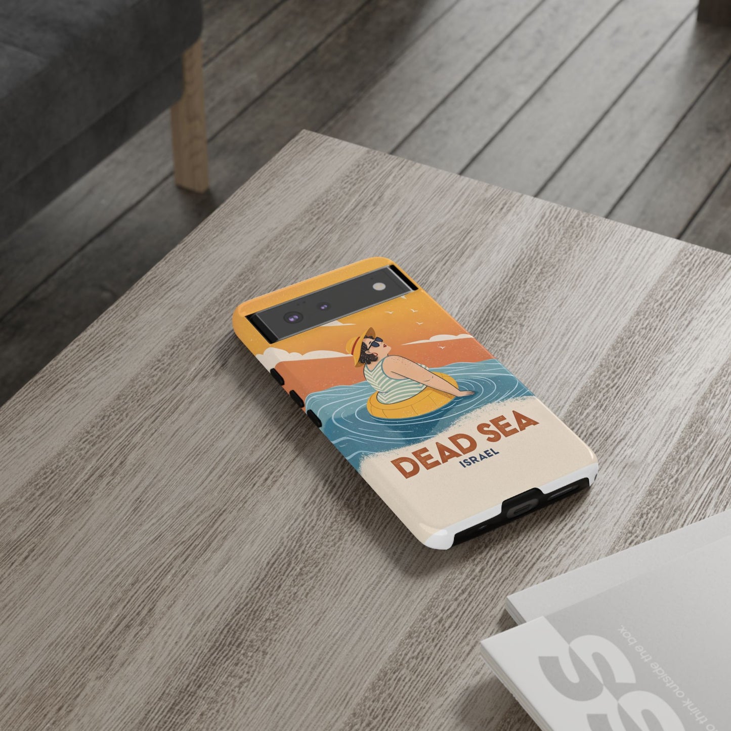Dødehavet – Retro Flytende Dame Mobildeksel