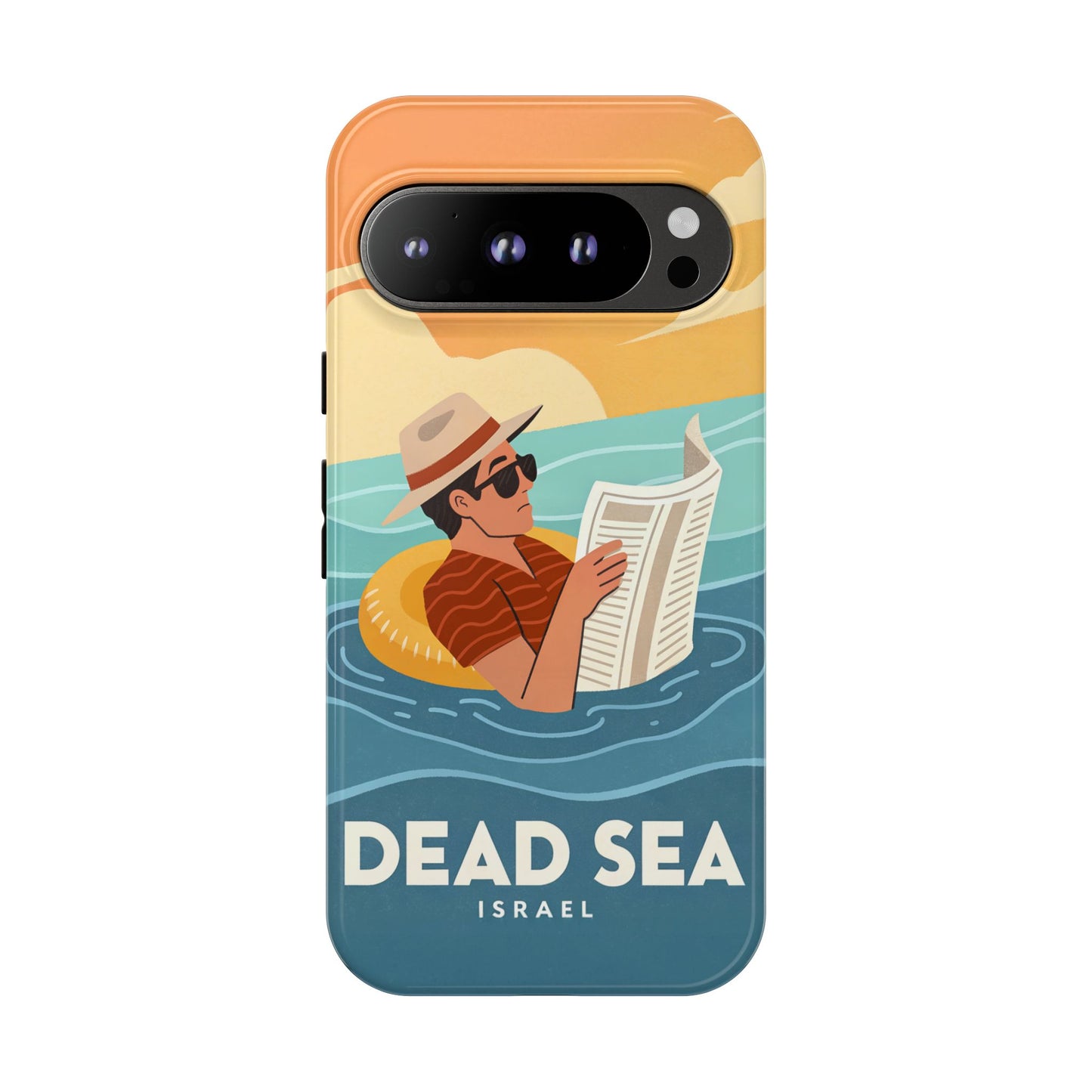 Dødehavet – Retro Flytende Mann Mobildeksel