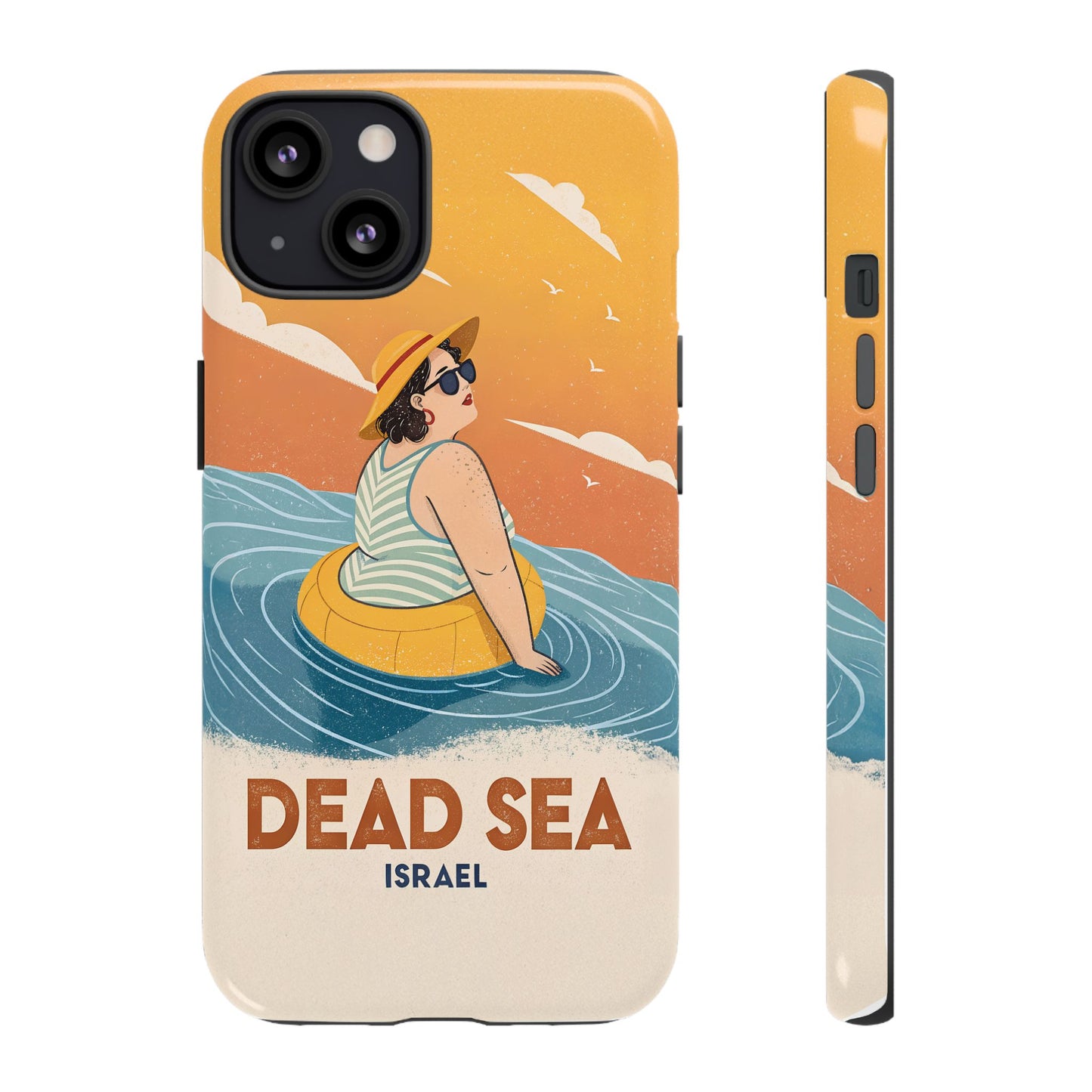 Dødehavet – Retro Flytende Dame Mobildeksel
