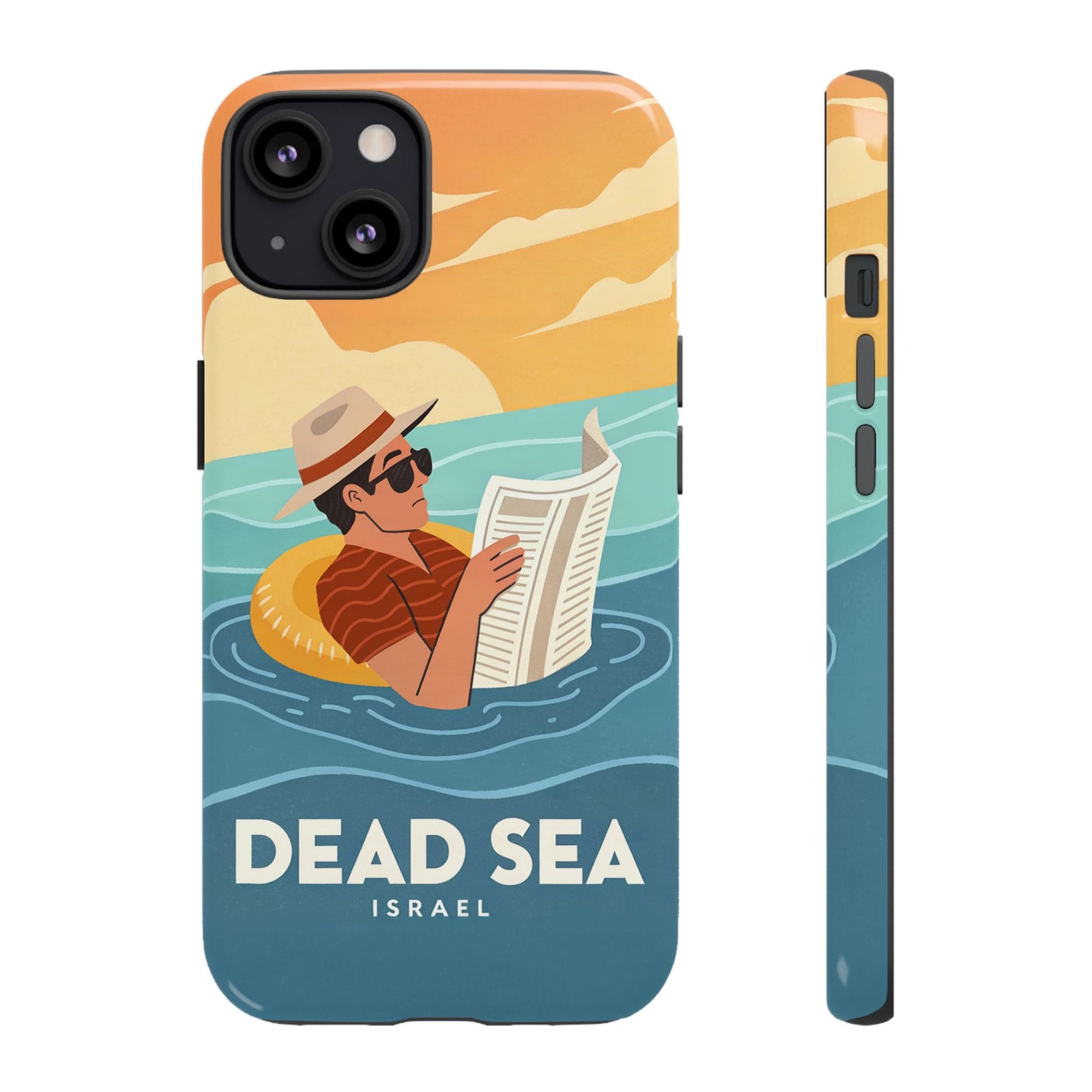 Dødehavet – Retro Flytende Mann Mobildeksel