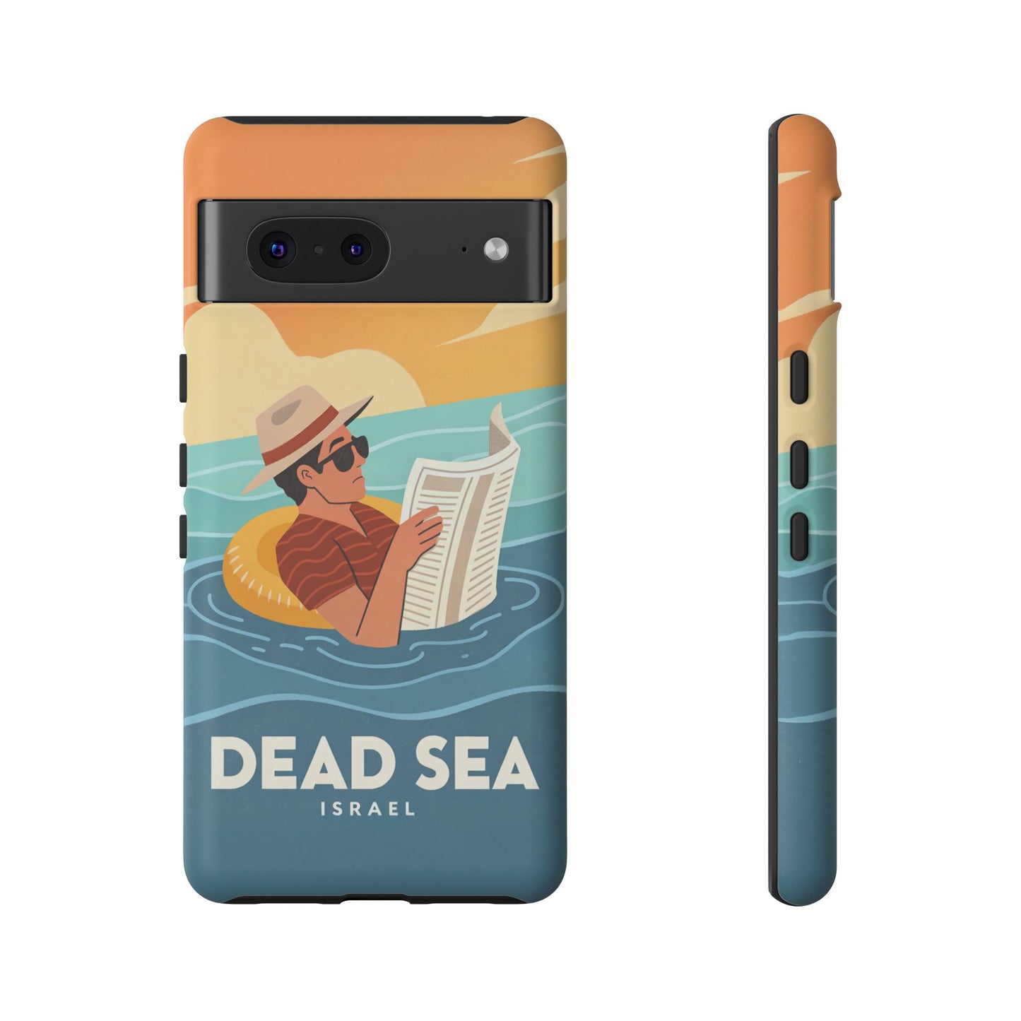 Dødehavet – Retro Flytende Mann Mobildeksel