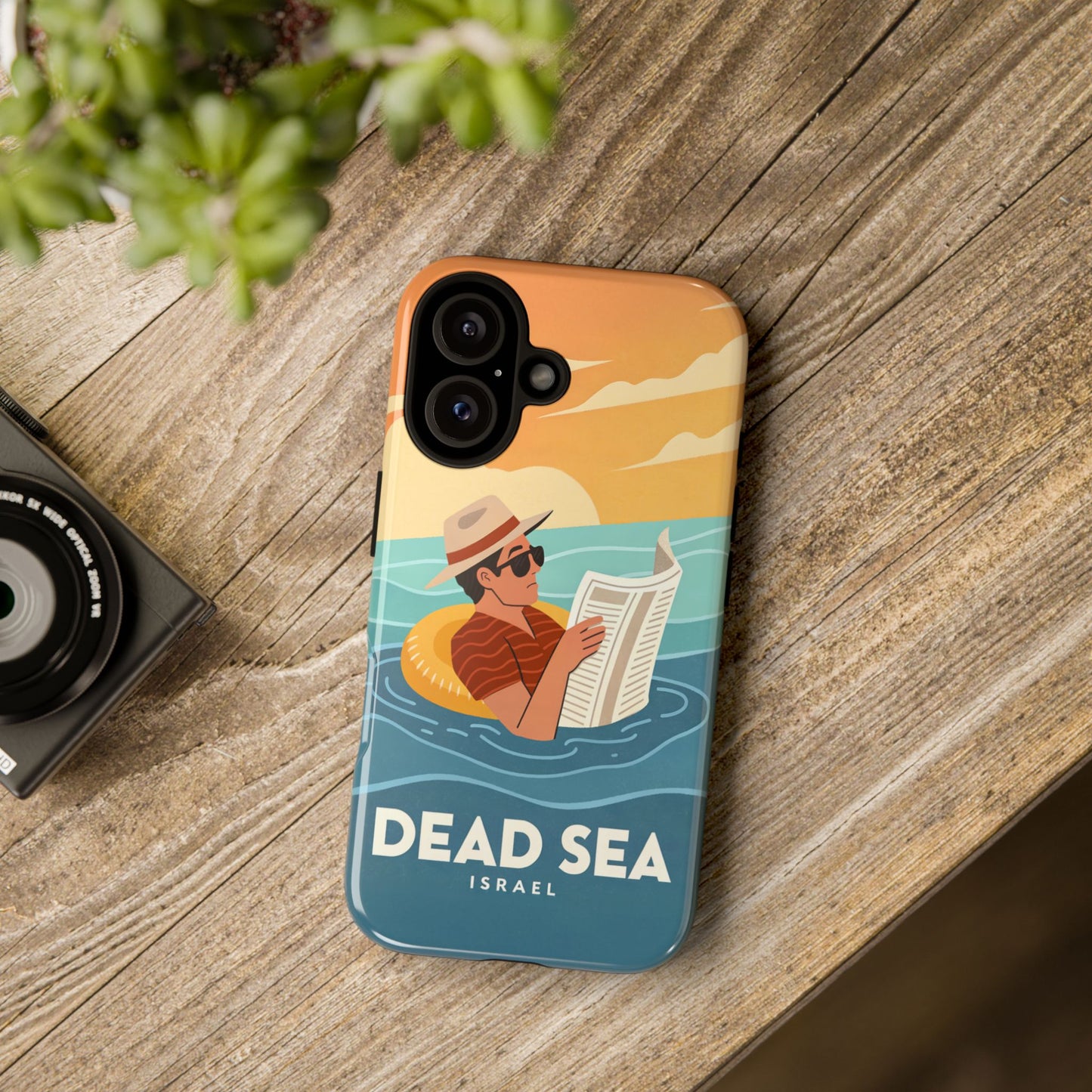 Dødehavet – Retro Flytende Mann Mobildeksel