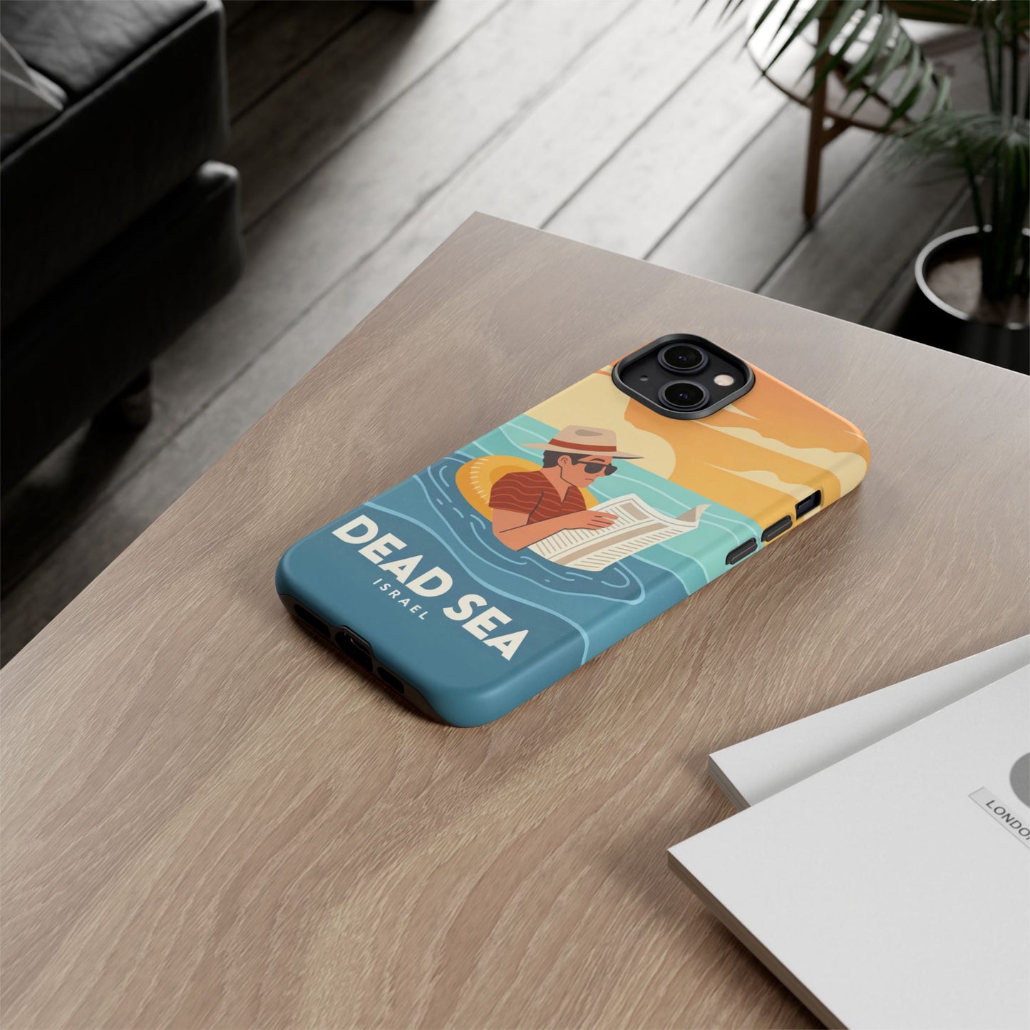 Dødehavet – Retro Flytende Mann Mobildeksel