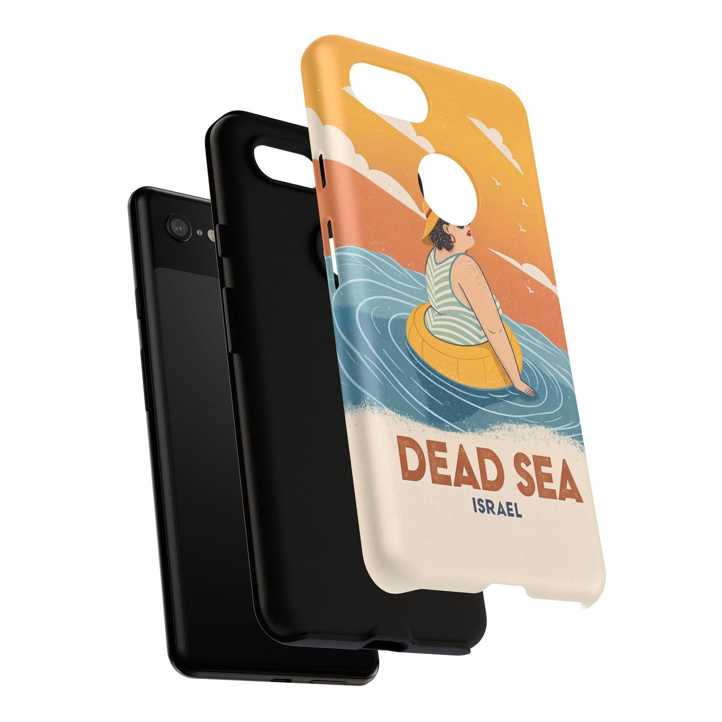 Dødehavet – Retro Flytende Dame Mobildeksel