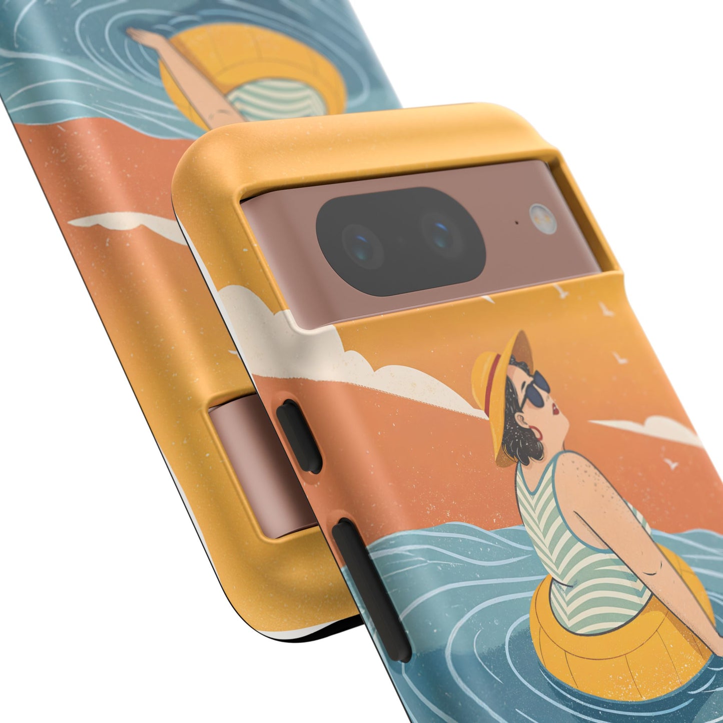 Dødehavet – Retro Flytende Dame Mobildeksel