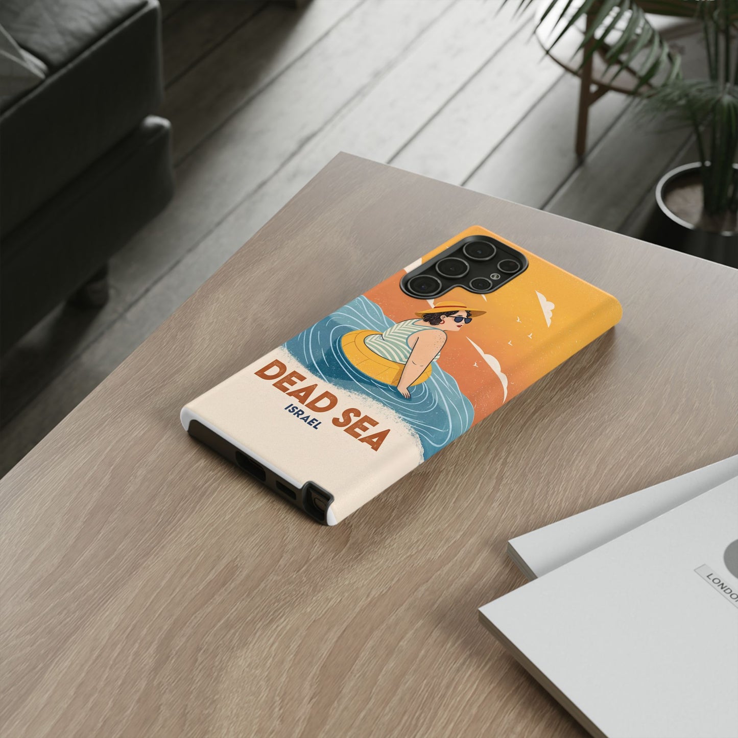 Dødehavet – Retro Flytende Dame Mobildeksel